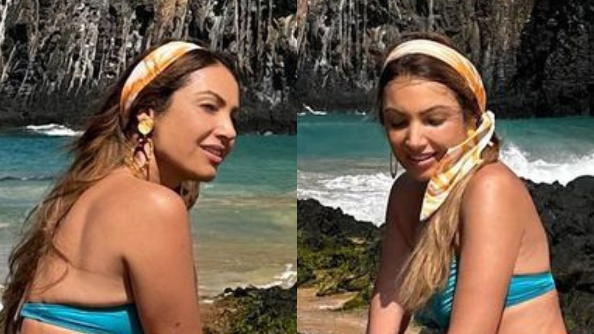 Patrícia Poeta curte viagem e ostenta barriguinha em look chique: “Perfeita”