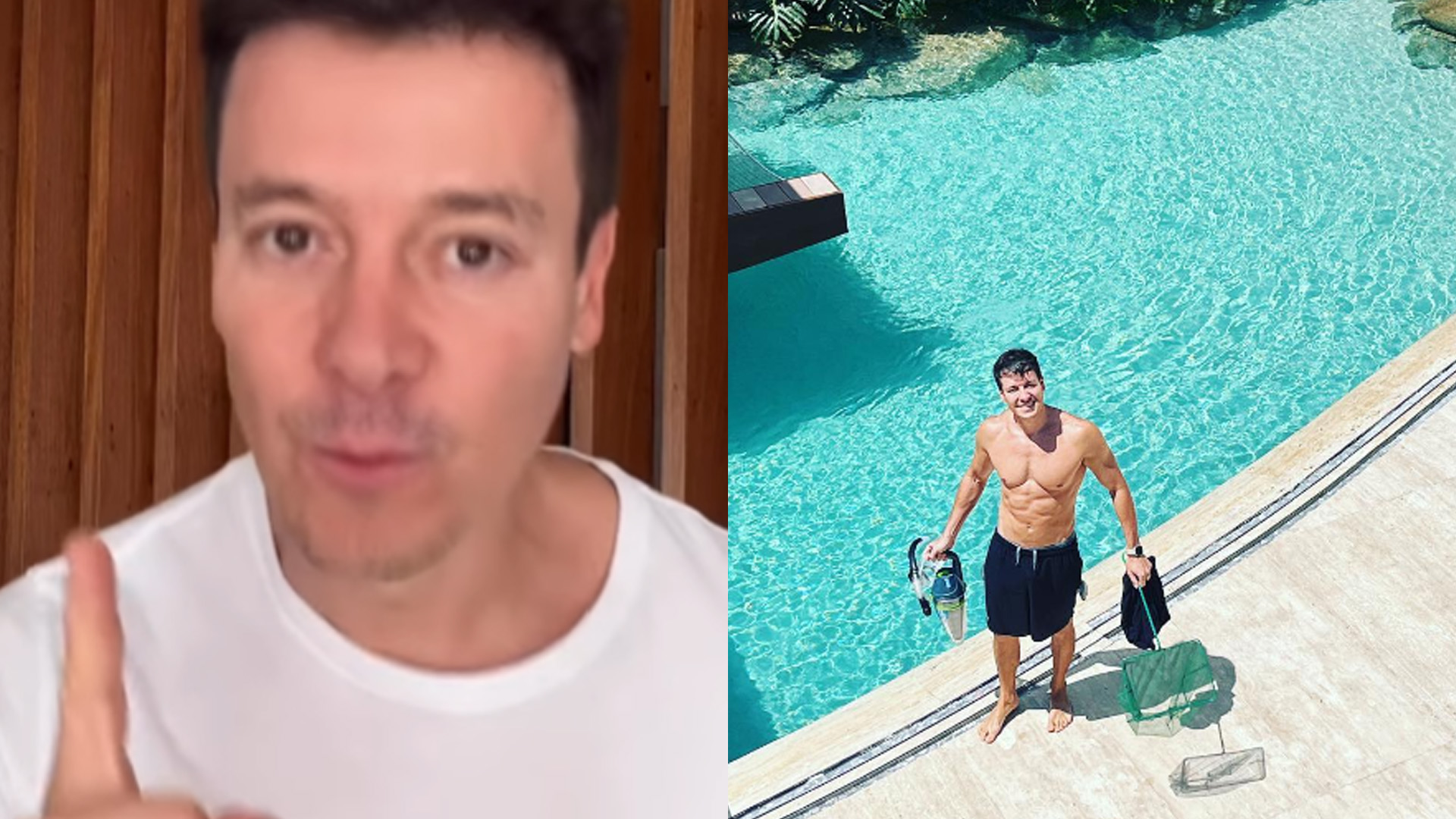 Treta no condomínio: Piscina milionária de Rodrigo Faro vira alvo de briga na justiça