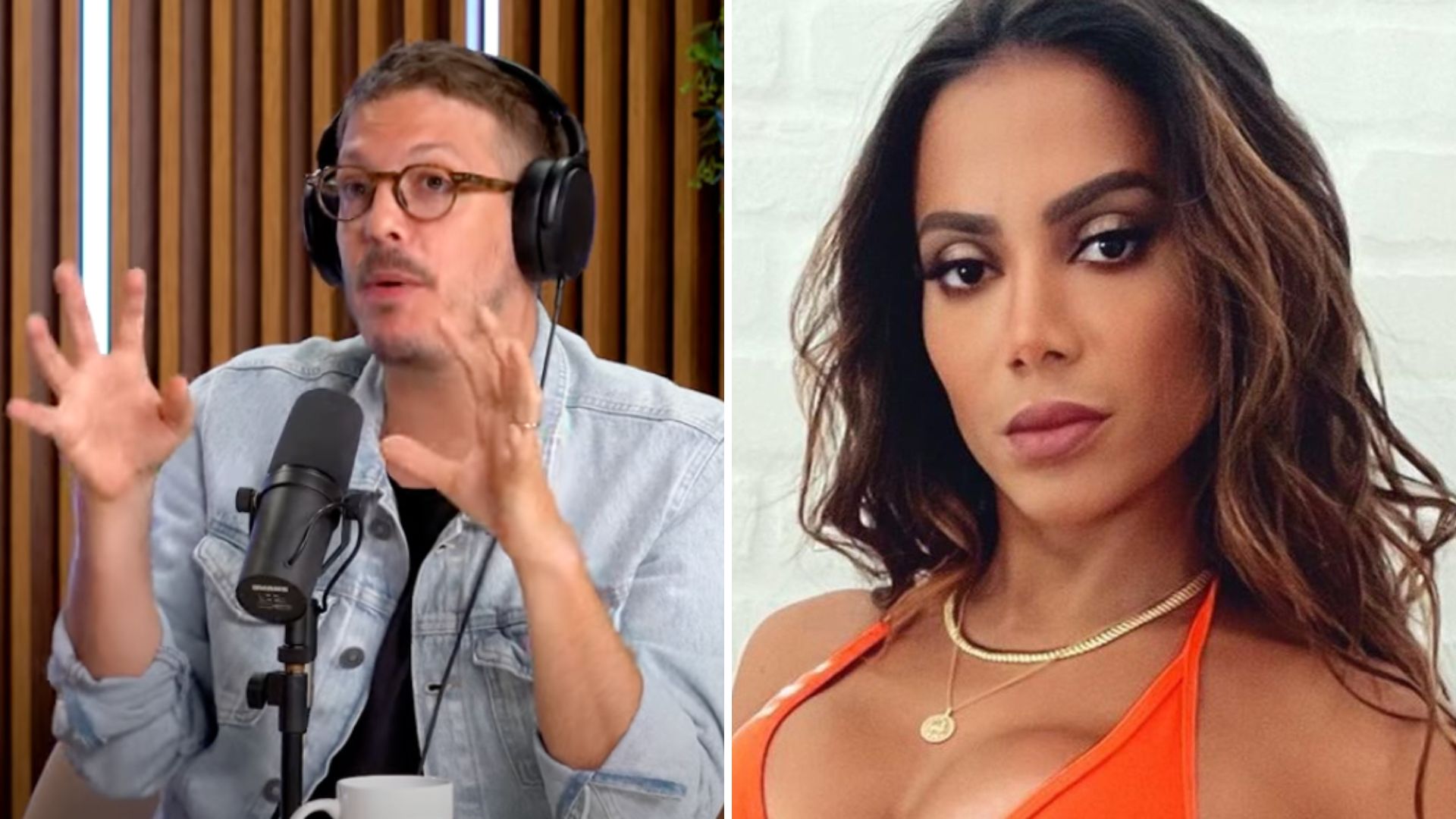 Porchat revela detalhes de romance em segredo com Anitta: “Não sei se ela lembra”