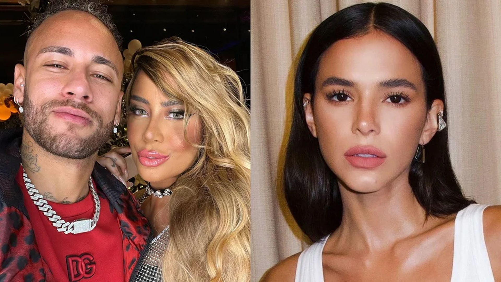 Irmã de Neymar defende o jogador após cutucada de Bruna Marquezine: “Gosta de biscoito”