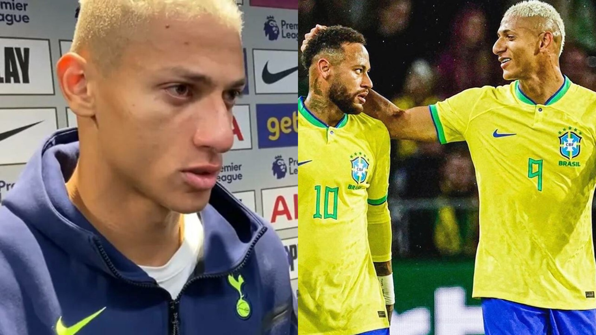 Richarlison declara apoio à Neymar após camisa 10 ser afastado da Copa: “Ídolo”
