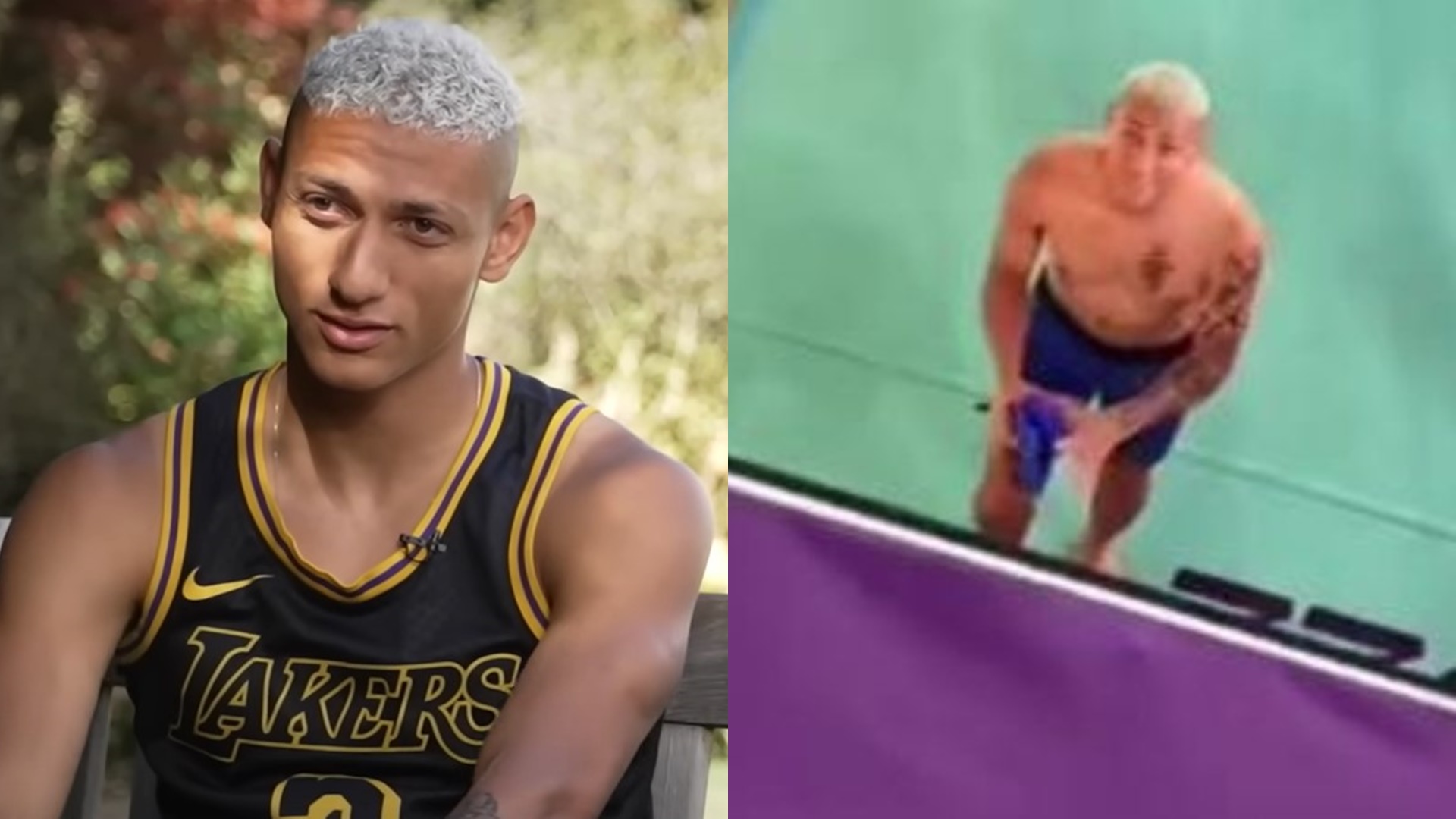 Richarlison tira a roupa e fica só de cueca para comemorar vitória do Brasil; confira