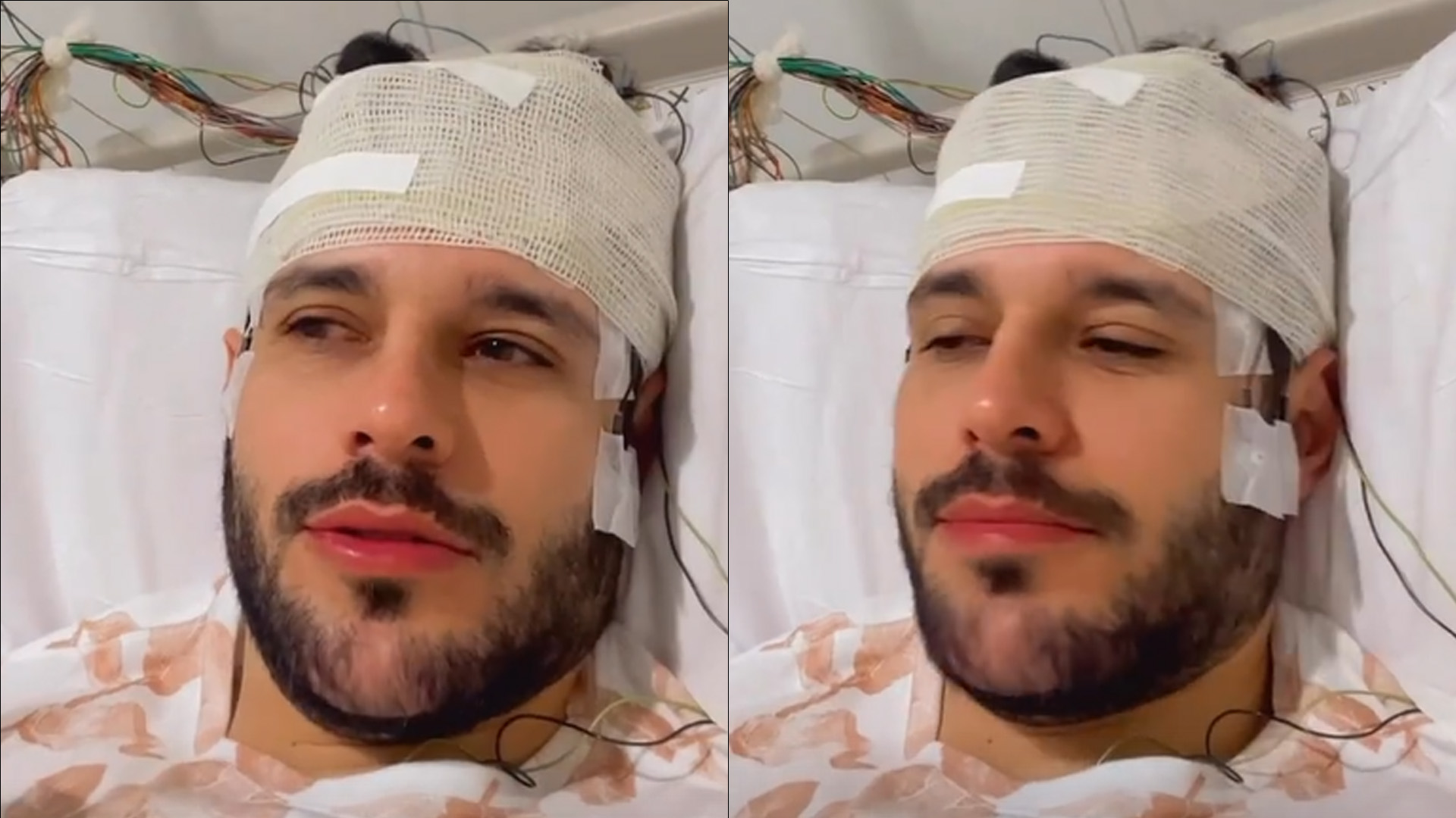 Após acidente grave, Rodrigo Mussi surge todo enfaixado e assusta fãs: “Muito sério”