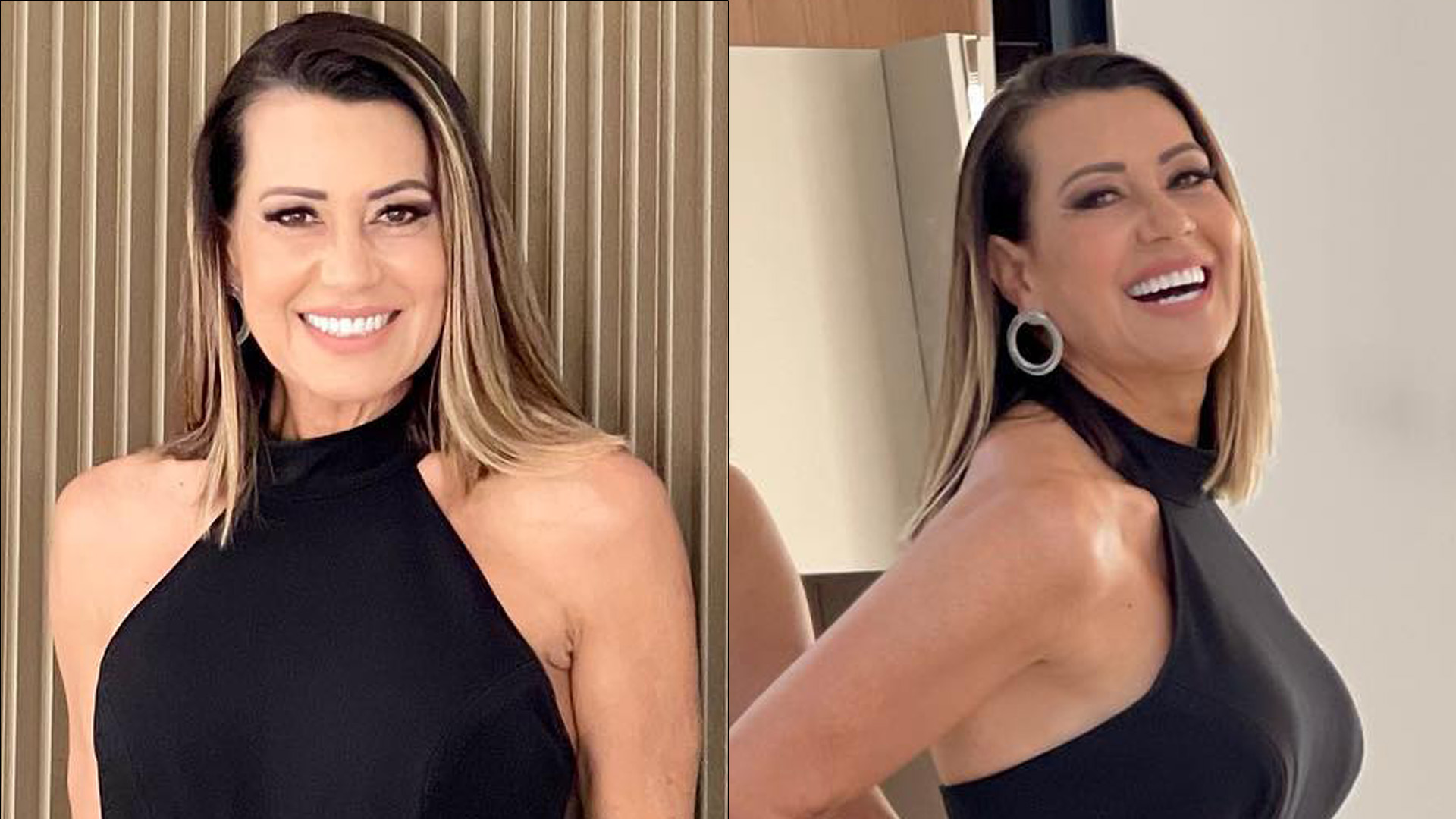 Aos 59 anos, Solange Frazão ostenta cinturinha de pilão em roupa a vácuo: “Linda”