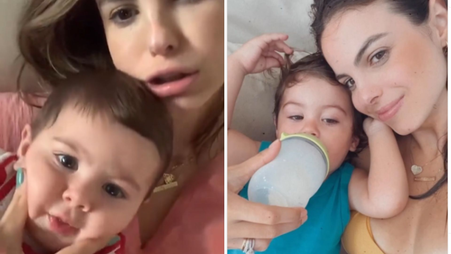 Sthefany Brito comemora 2 anos do filho com cliques raros: “Amor que transborda”