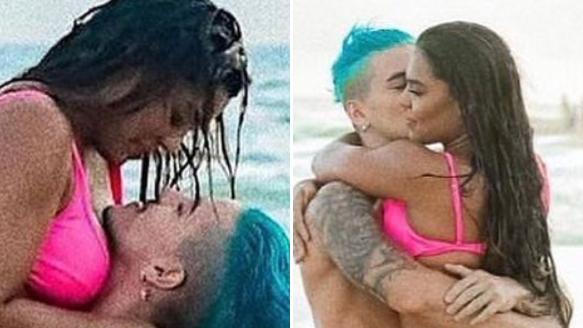 Ousados! Tays Reis e Biel se provocam e clima esquenta em praia: “Ao vivo”