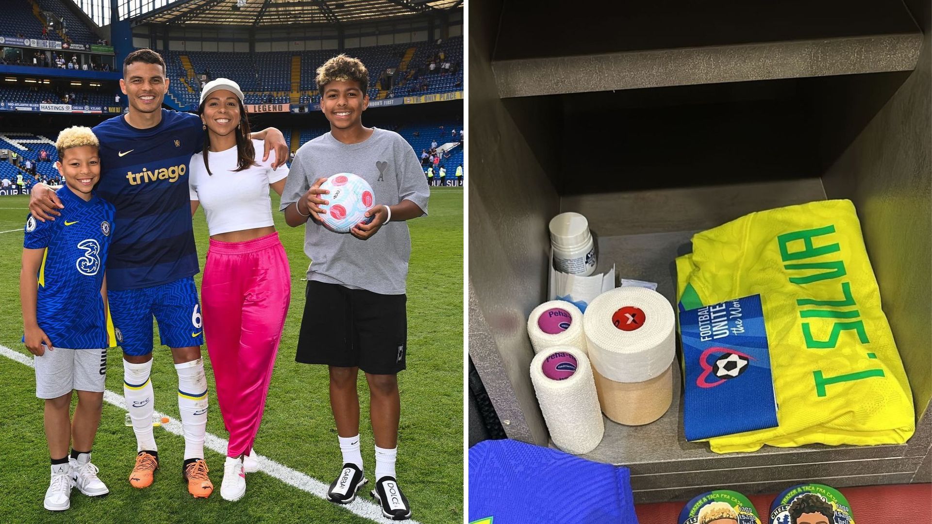 Thiago Silva homenageia os filhos em estreia do Brasil na Copa: “Deus nos abençoe”