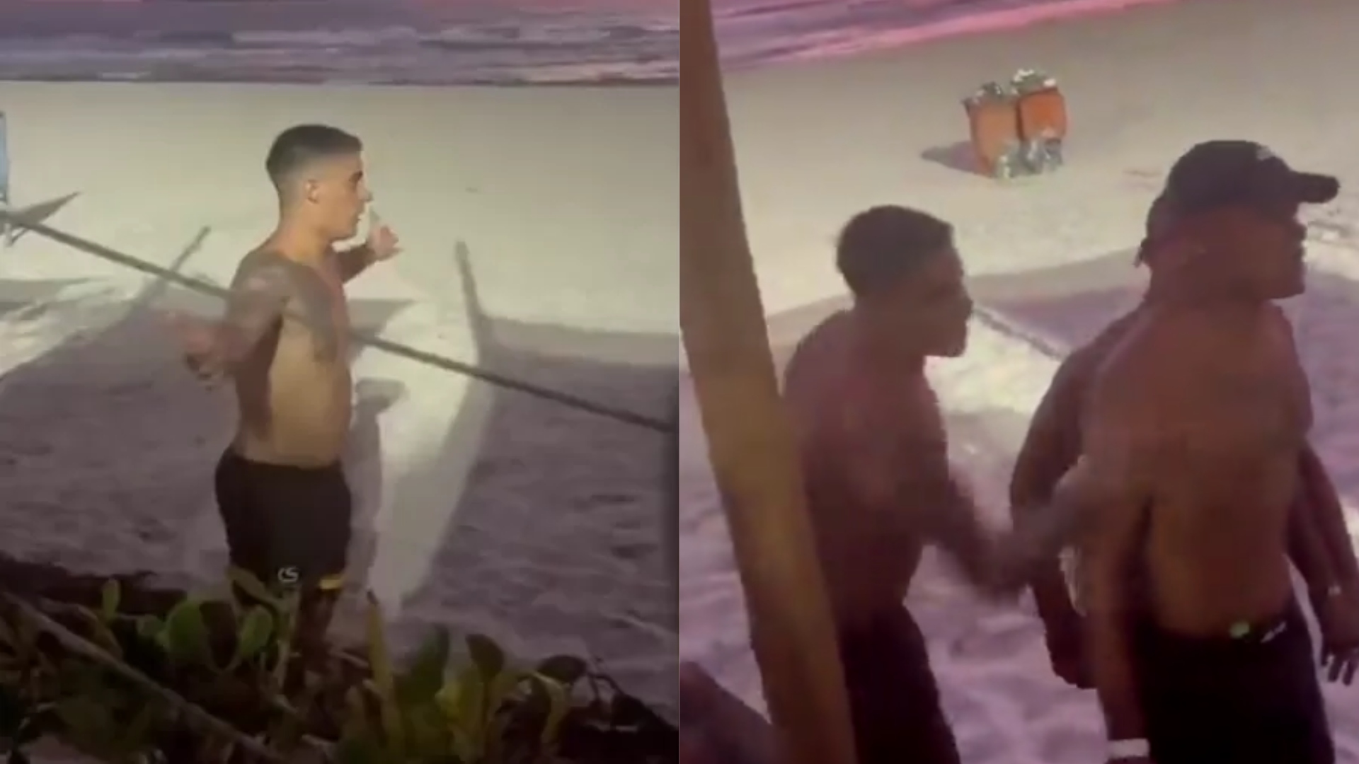 Fora de ‘A Fazenda’, Tiago Ramos se envolve em confusão e é flagrado dando tapa em homem