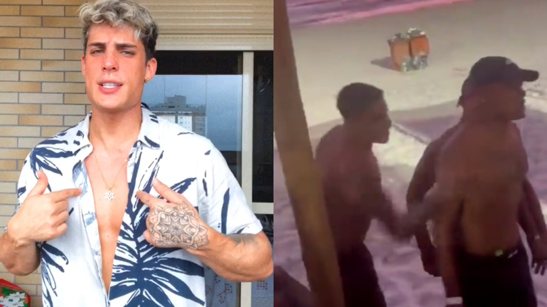 Tiago Ramos se pronuncia após ser flagrado aos tapas em praia: “Péssimas intenções”