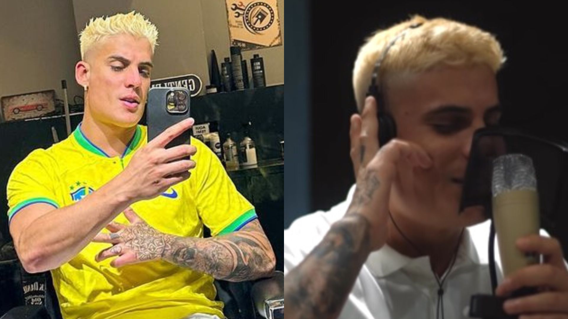 Ex-Fazenda Tiago Ramos surpreende ao anunciar carreira como cantor e fãs reagem: “Sucesso”
