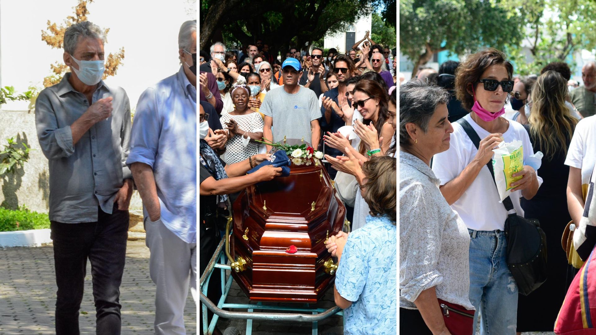 Com a presença de famosos, Isabel do vôlei é enterrada com aplausos e muita emoção