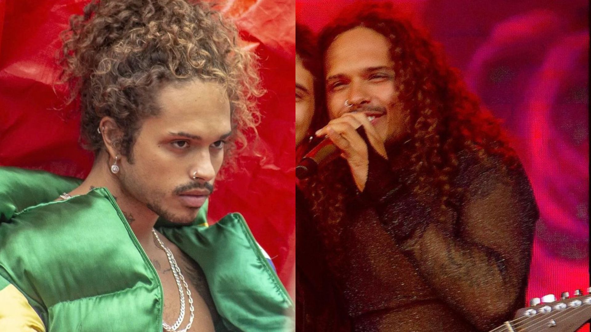 Vitão apresenta irmão caçula como novo integrante da banda e anima público em show