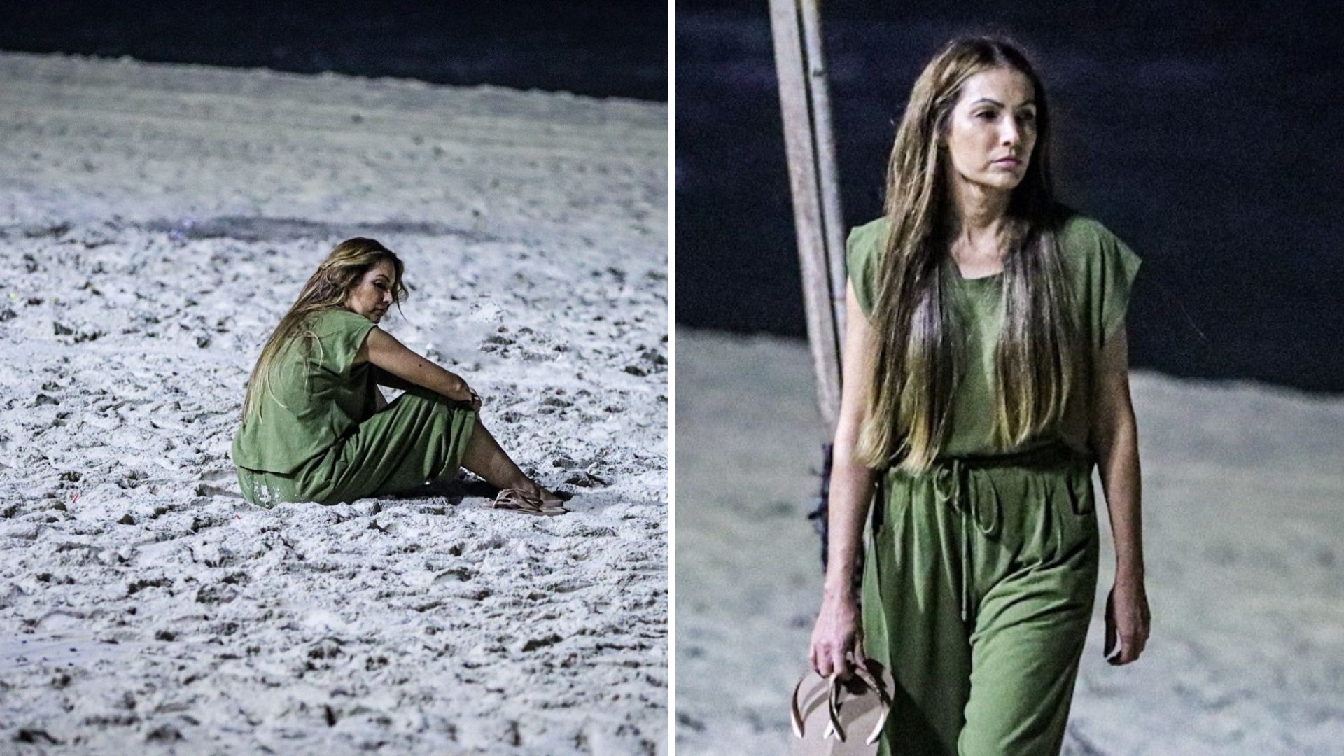 Fotógrafo expõe bastidores do flagra de Patrícia Poeta abalada na praia: “Chateando”