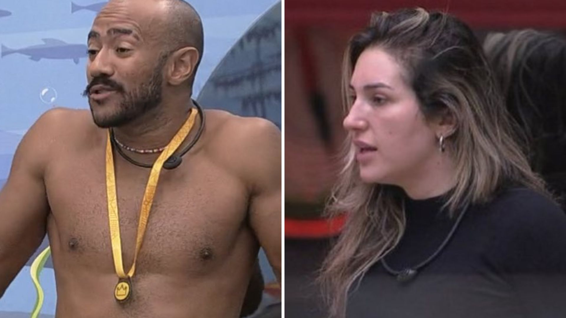 BBB23: Amanda e Alface esfriam os laços às vésperas da eliminação: “Distorça coisas”