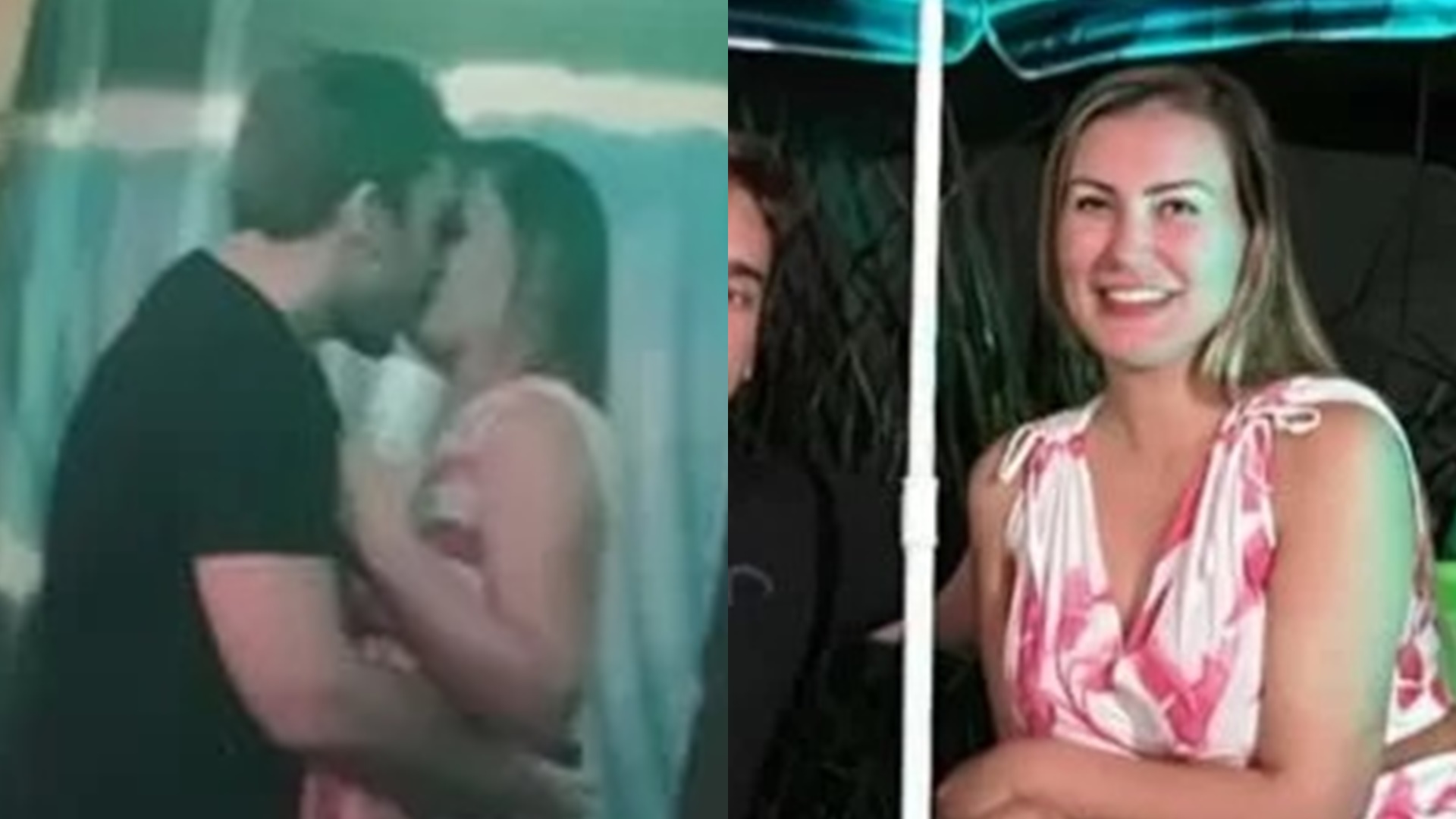 Solteira, Andressa Urach é flagrada aos beijos com bonitão misterioso em festa