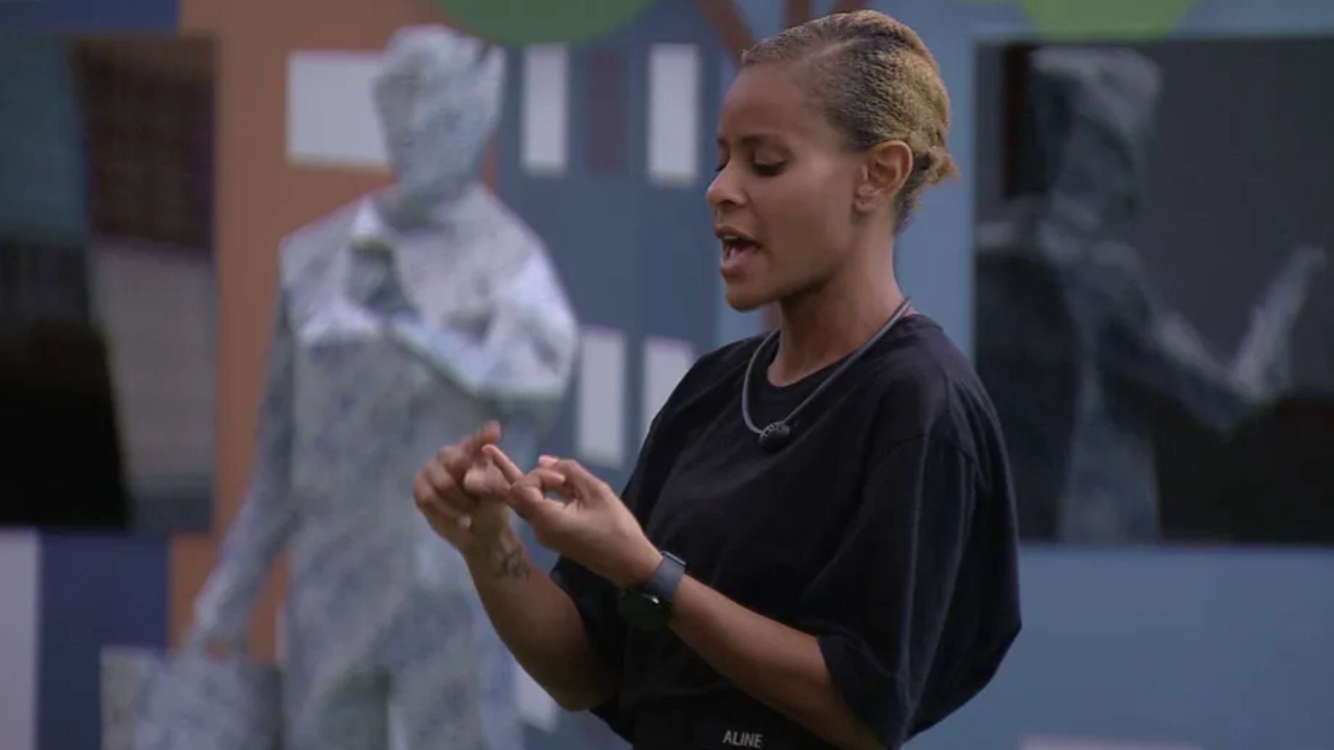 BBB23: Aline se desespera com possibilidade de votar em aliadas: “Estamos ferradas”