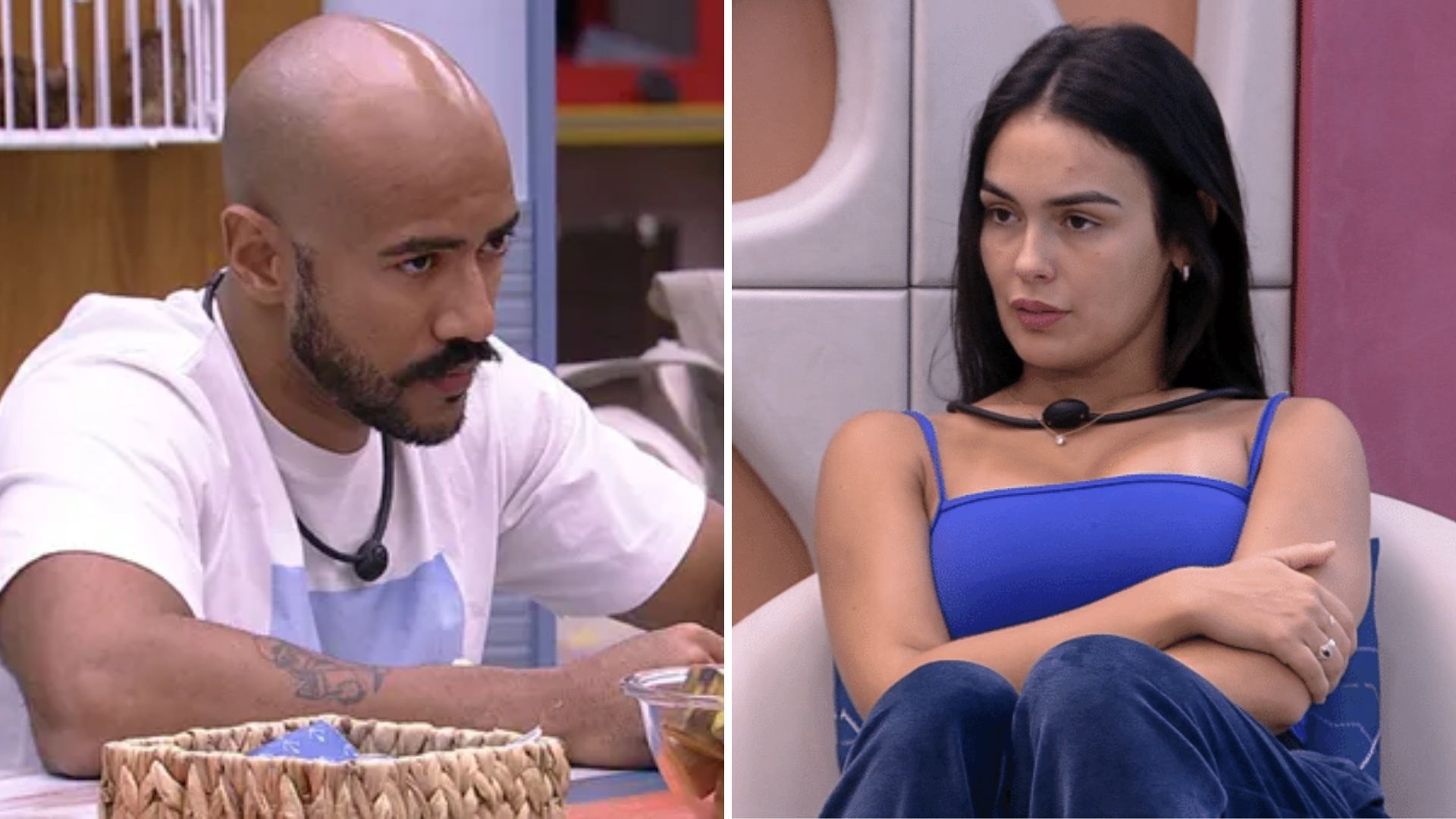 BBB23: Ricardo não suporta ideia de eliminação contra Larissa e desabafa: “Dói”