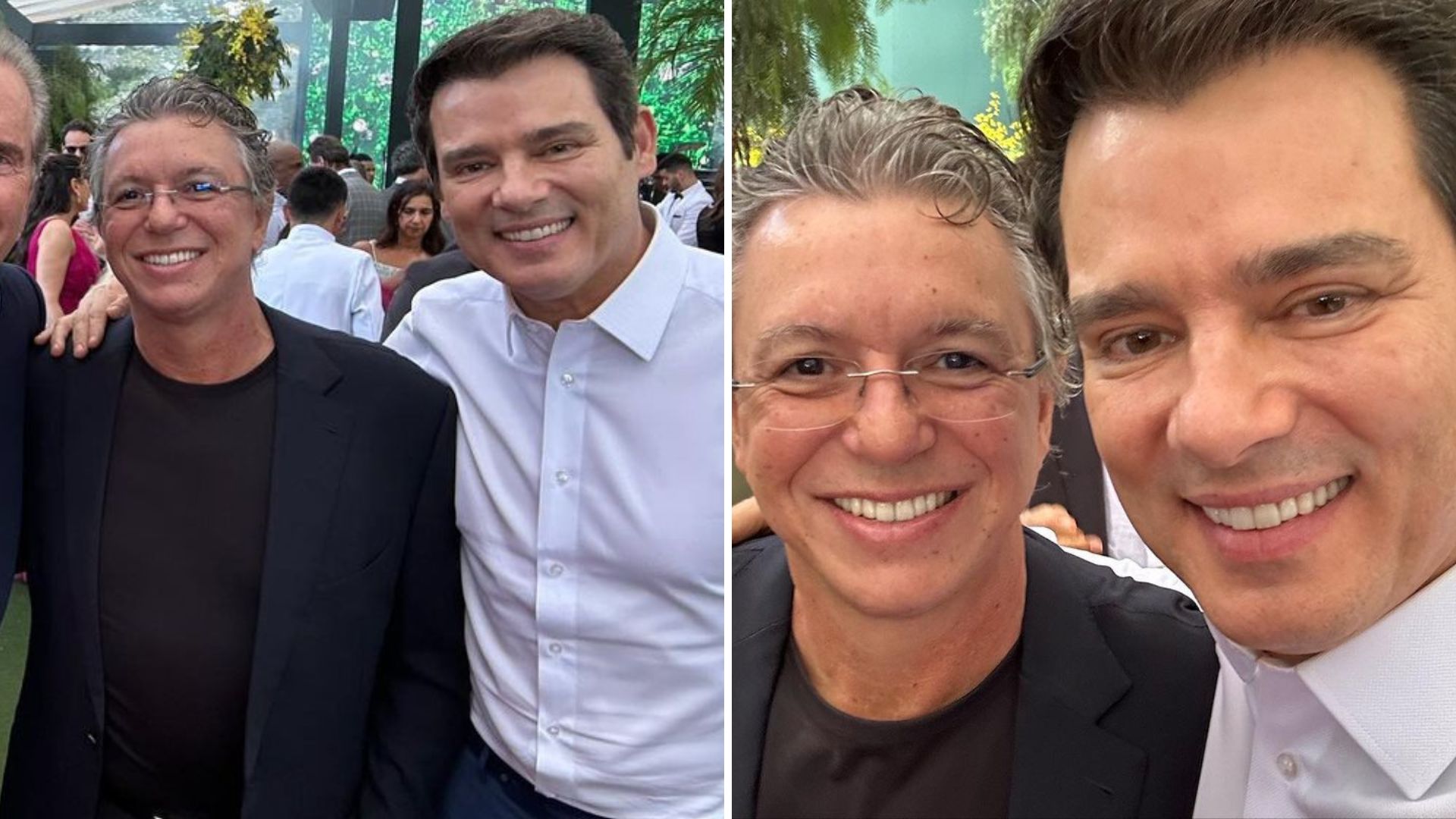 E Tadeu? Boninho posa com Celso Portiolli e web aposta: “Comandando o BBB24”