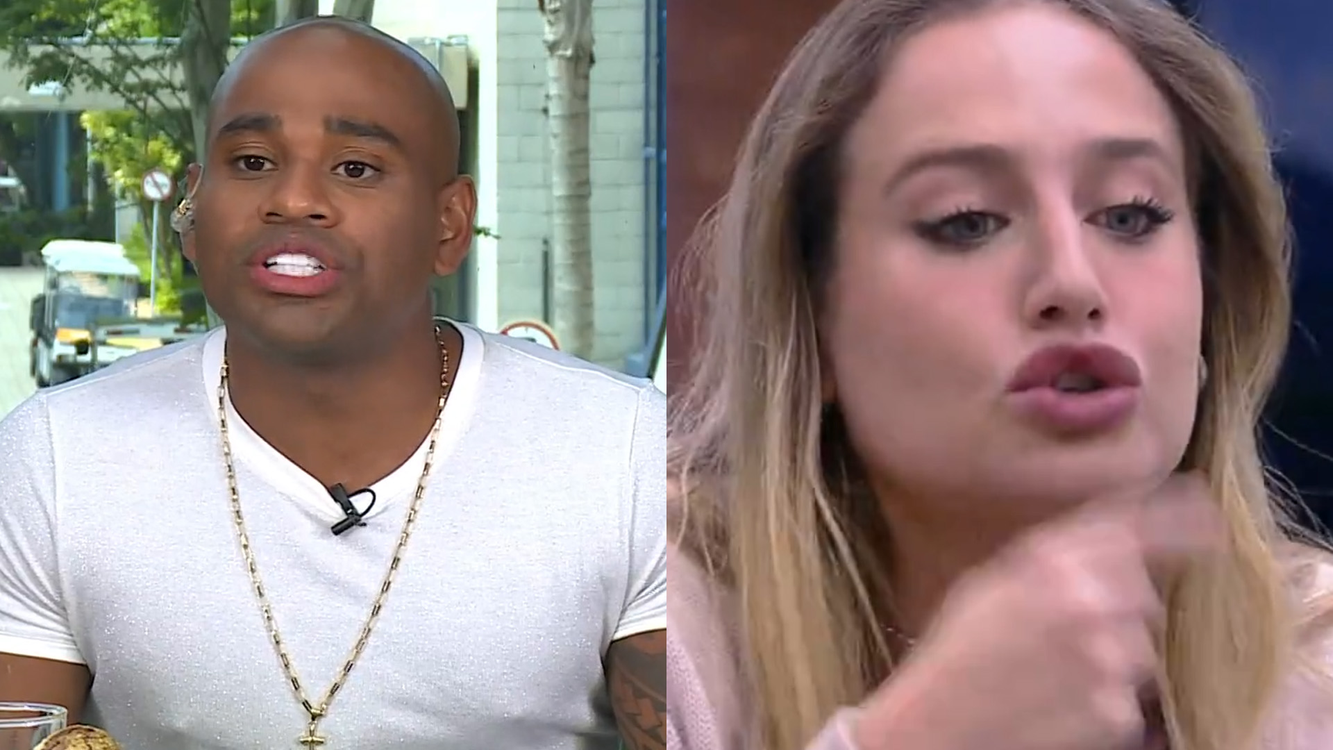 Eliminado do BBB23, Cezar Black descasca Bruna Griphao no ‘Mais Você’: “Muito chata”