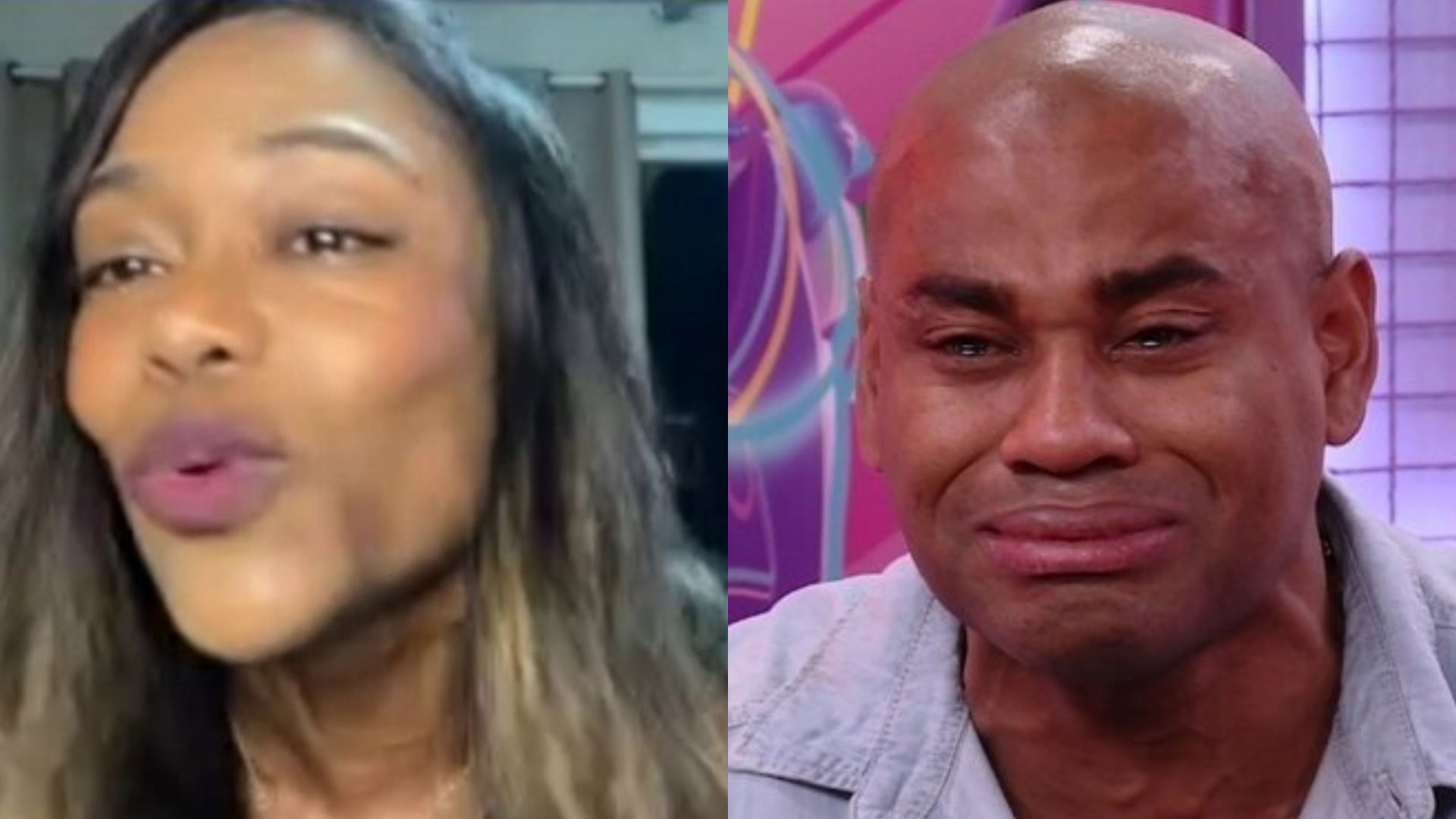 BBB23: Eliminado, Cezar Black fica aos prantos com recado da irmã: “Morreu”