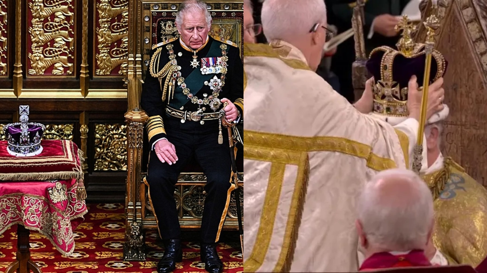 Rei Charles III é coroado em cerimônia na Abadia de Westminster