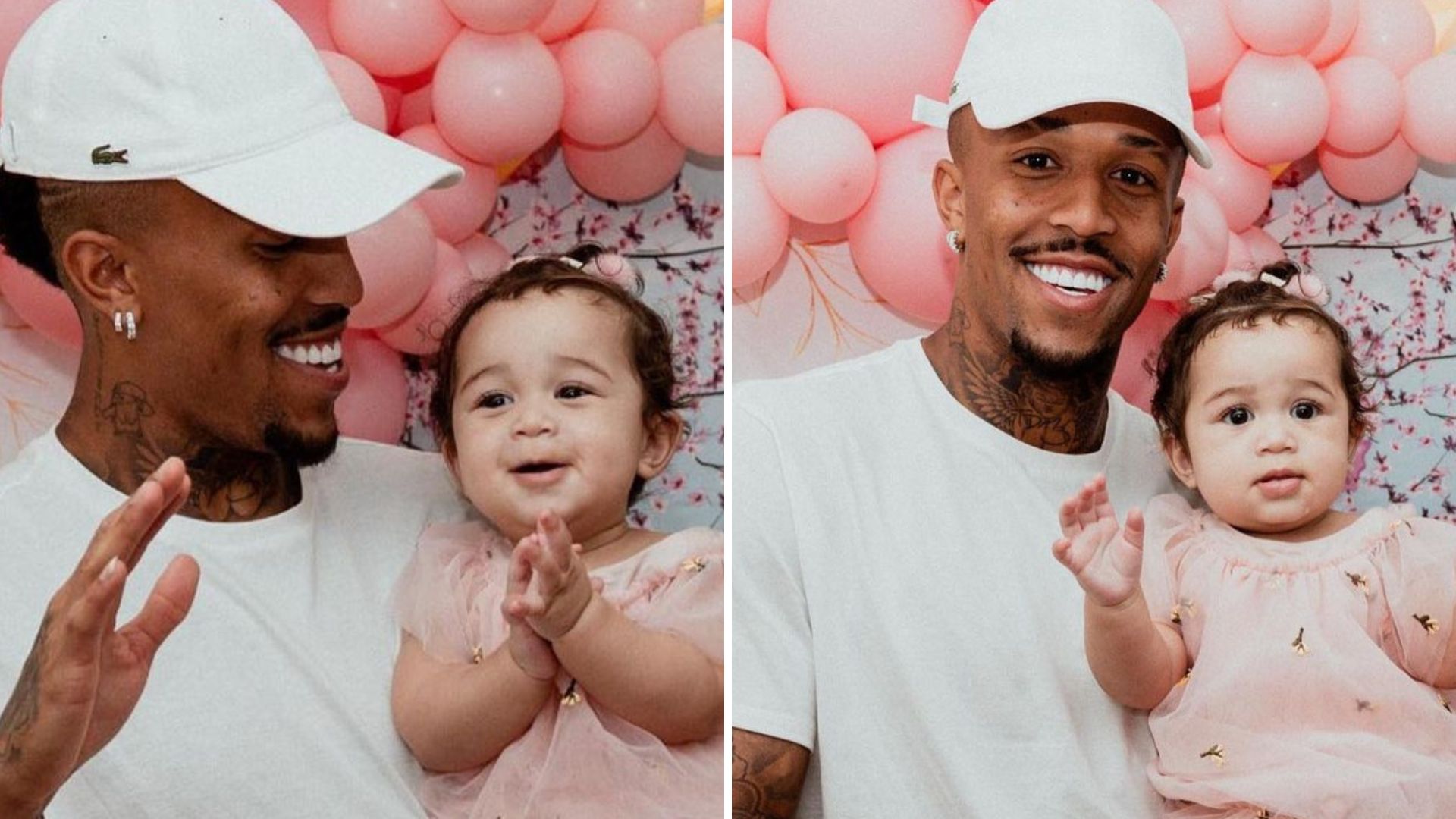 Sem a ex, Éder Militão faz festinha chique para a filha: “Amor”