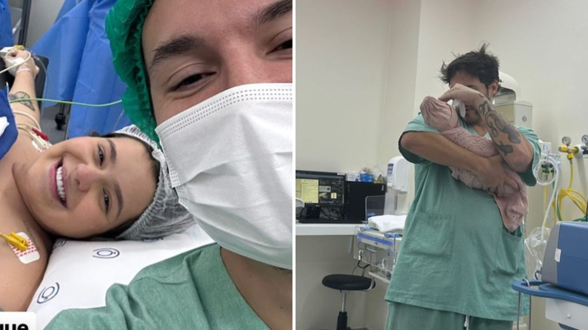 Eliezer mostra fotos inéditas do parto de Viih Tube: “Amor da minha vida”