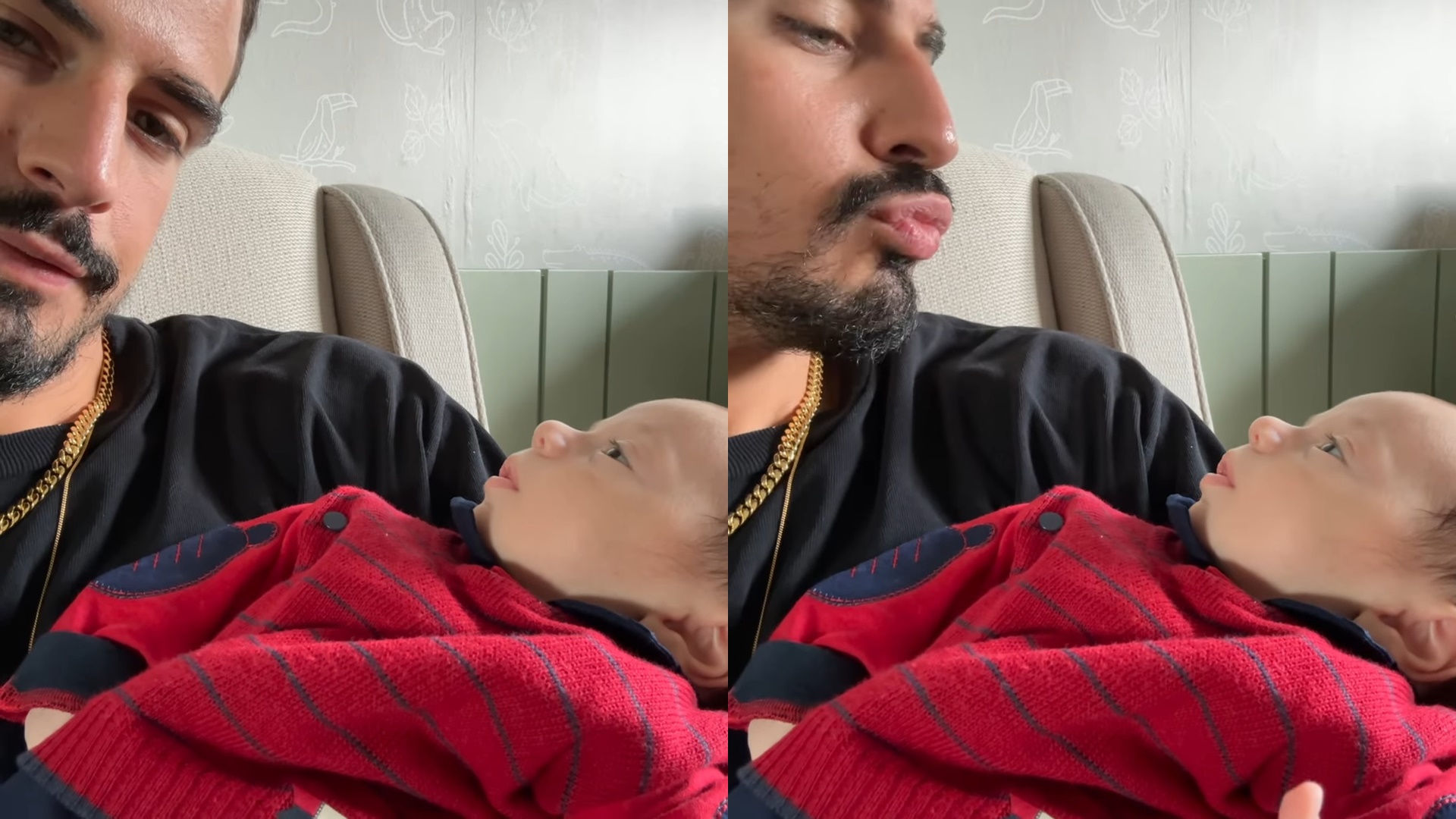 Enzo Celulari explode fofurômetro ao exibir momento com o irmão recém-nascido: “Princípe”