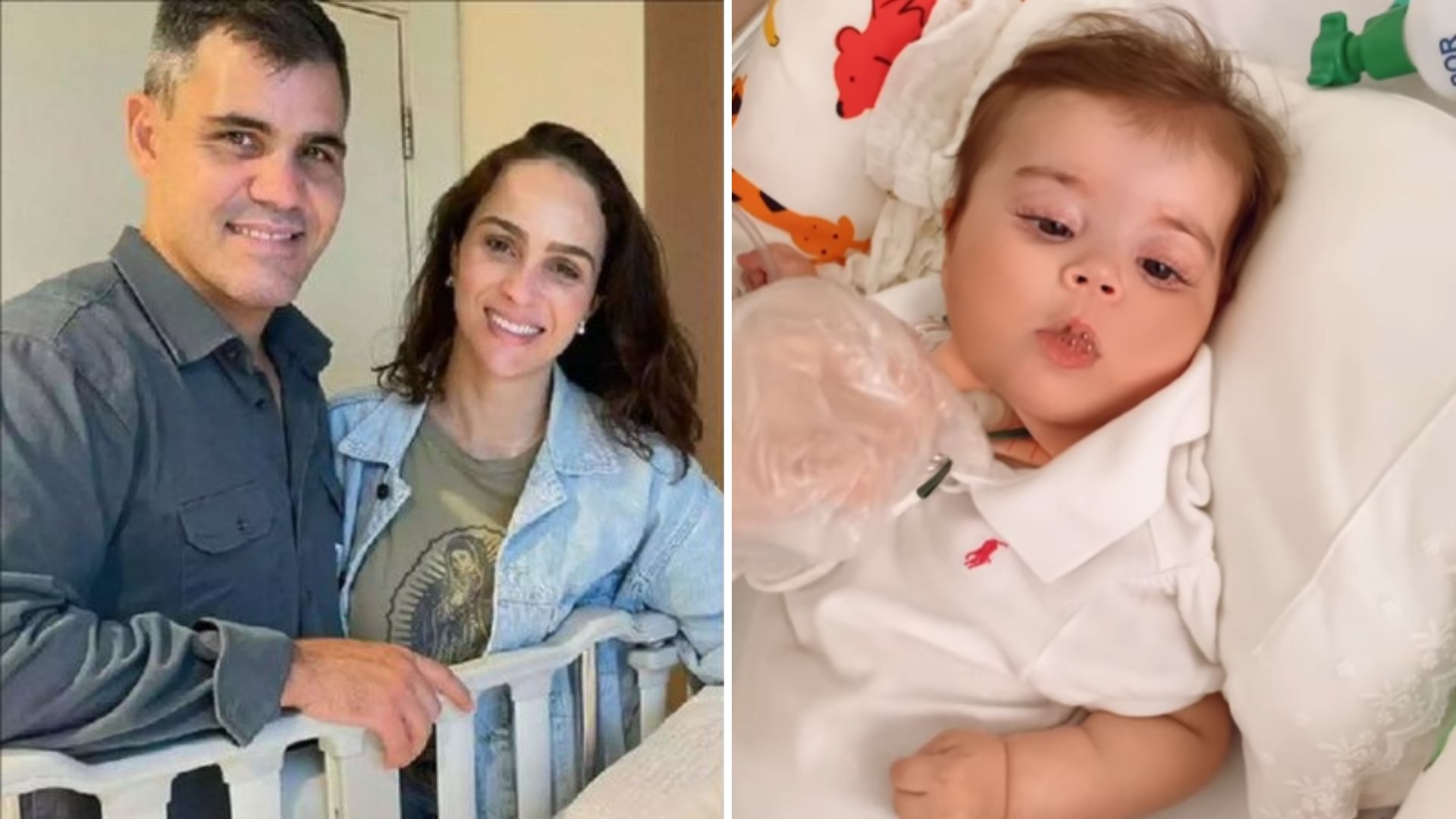 Esposa de Juliano Cazarré mostra momento sensível no tratamento da filha: “Parte chatinha”