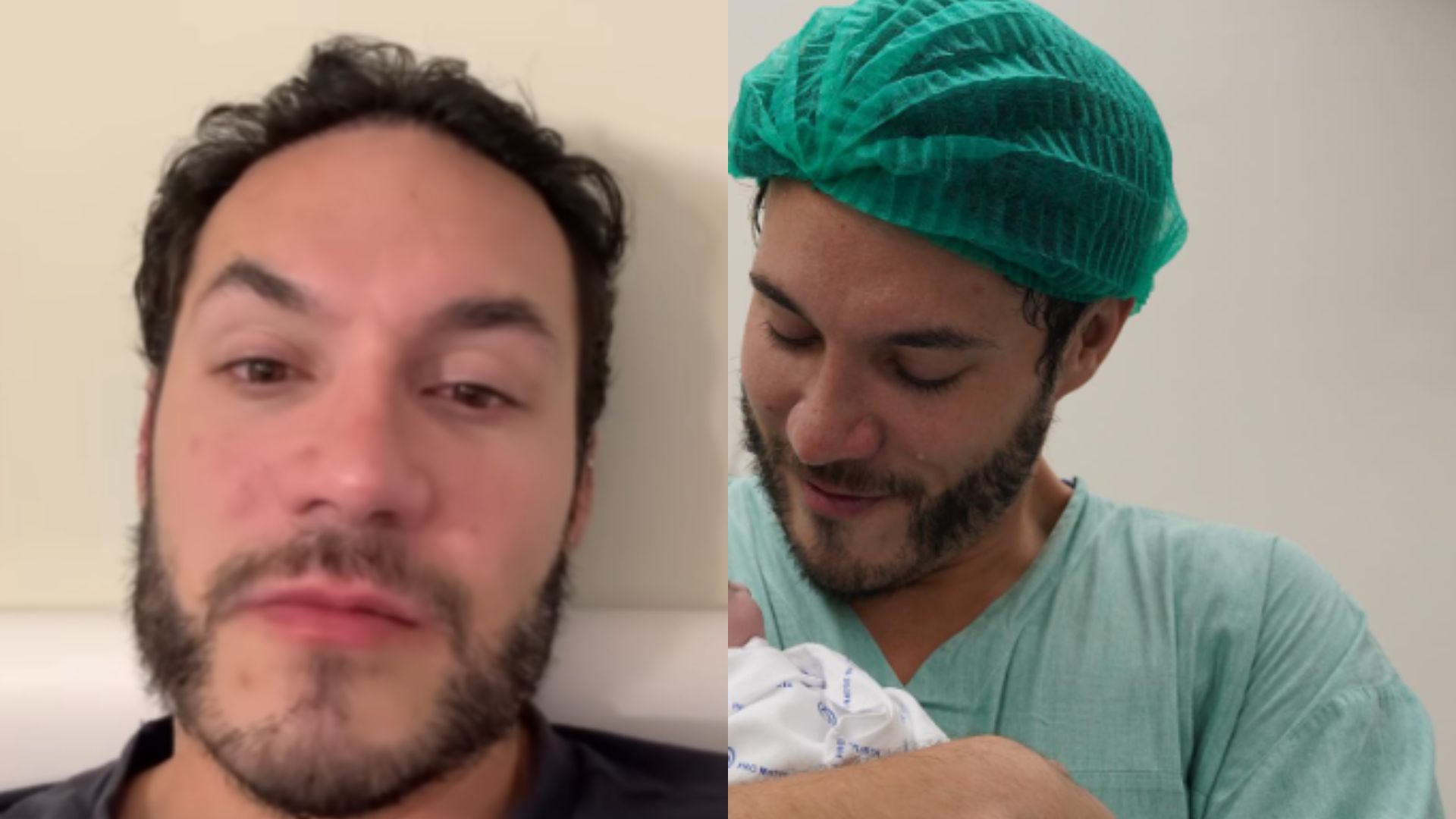 Exausto, Eliezer desaba após nascimento de filha com Viih Tube: “Muito cansado”