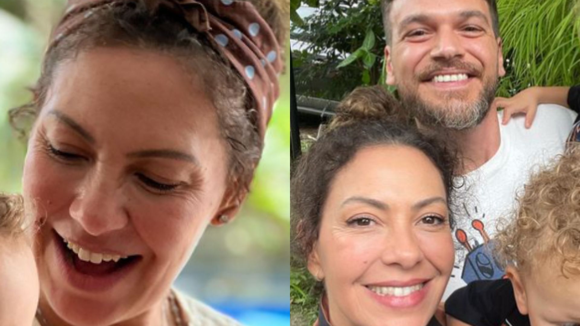 Fabiula Nascimento e Emílio Dantas compartilham cliques com filhos gêmeos: “Lindos”