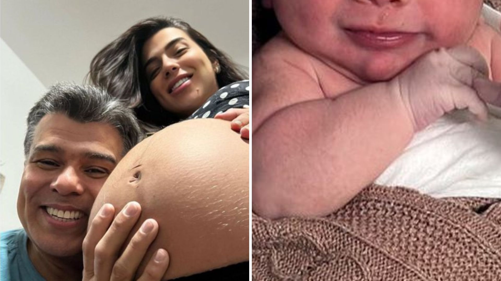 Filha de Mauricio Mattar mostra filho recém-nascido e impressiona: “Cara do avô!”