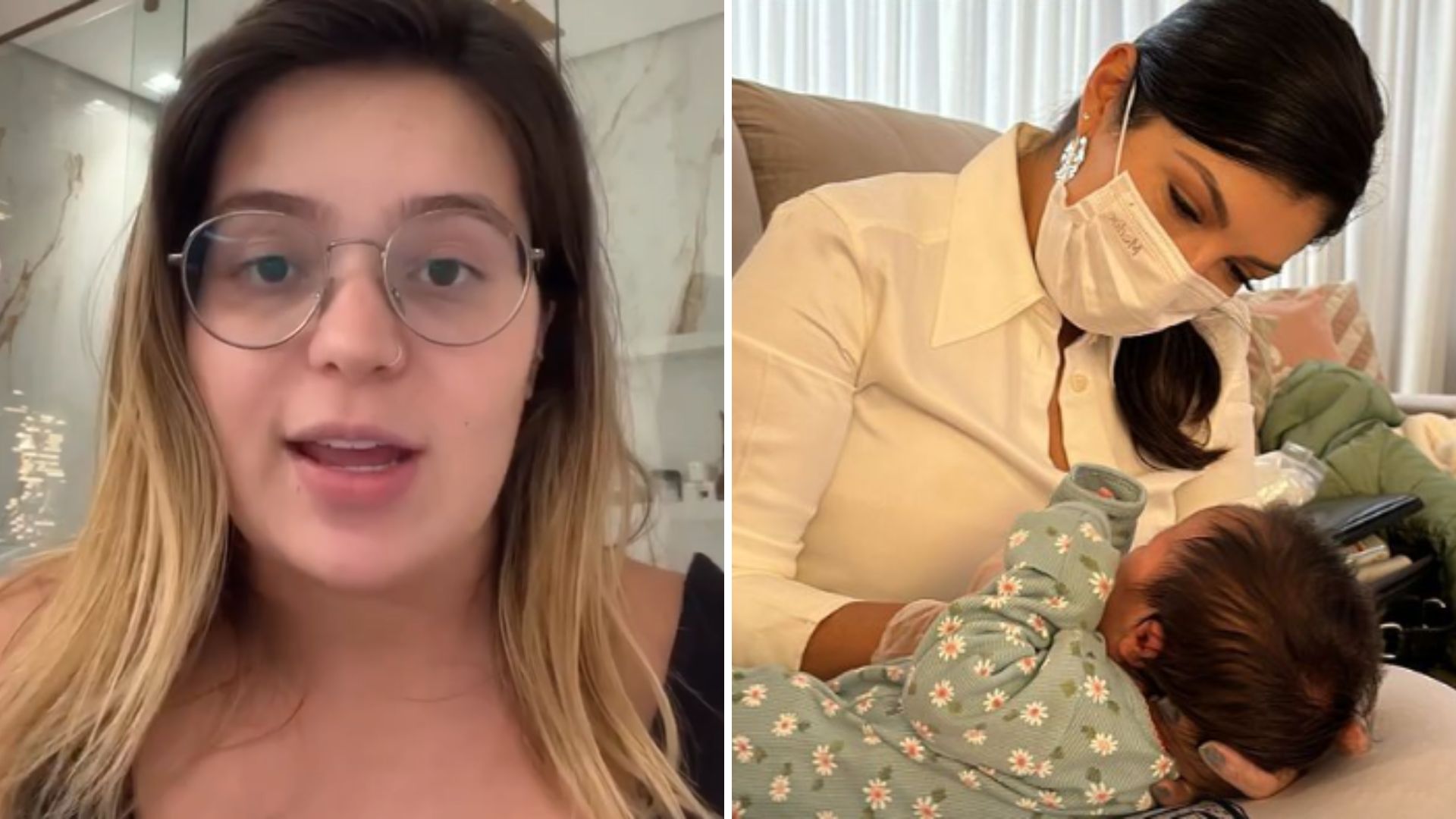Filha de Viih Tube e Eliezer inicia tratamento para amamentação: “Tirar a sonda”
