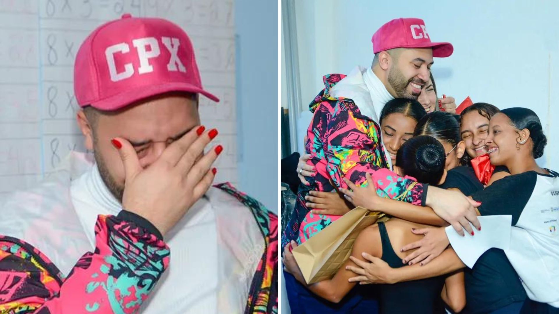 Gil do Vigor chora ao dar aula no Complexo do Alemão: “Projeto lindo”
