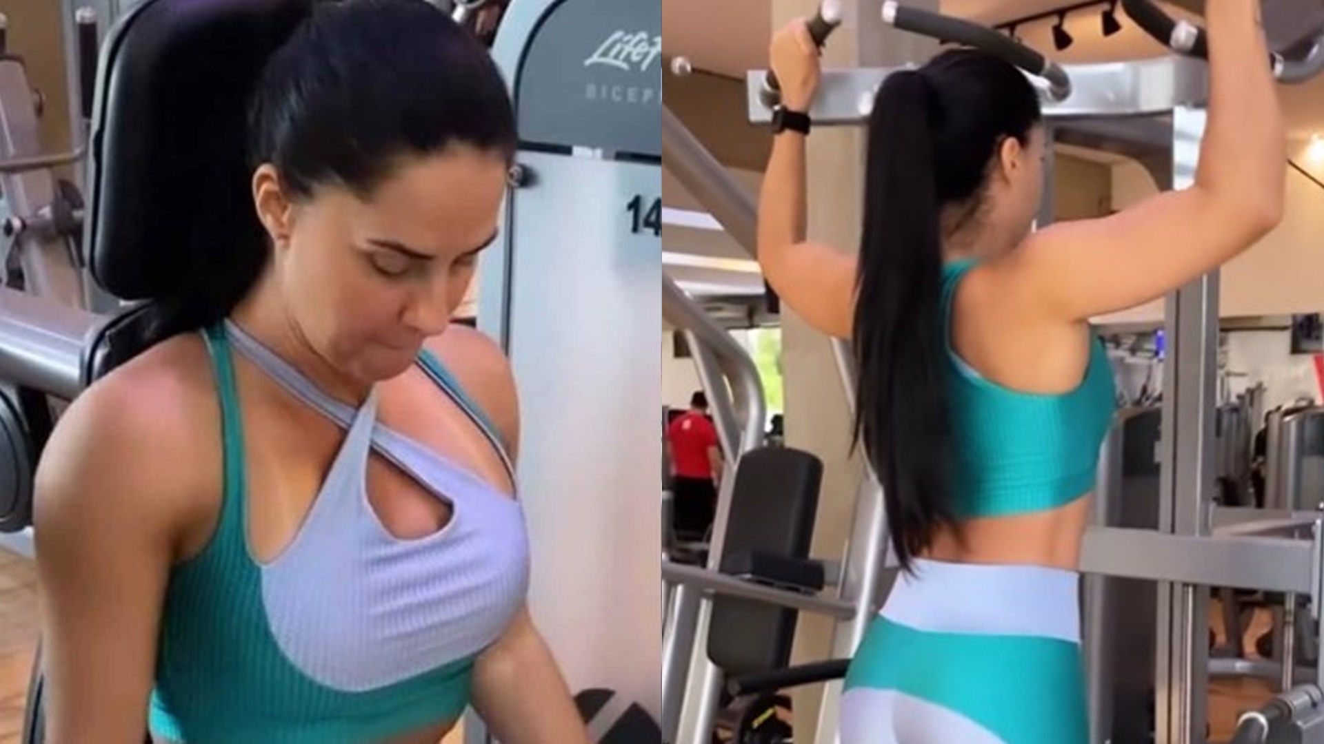 Graciele Lacerda exibe corpão sarado de top e legging apertadinhos: “Que saúde”