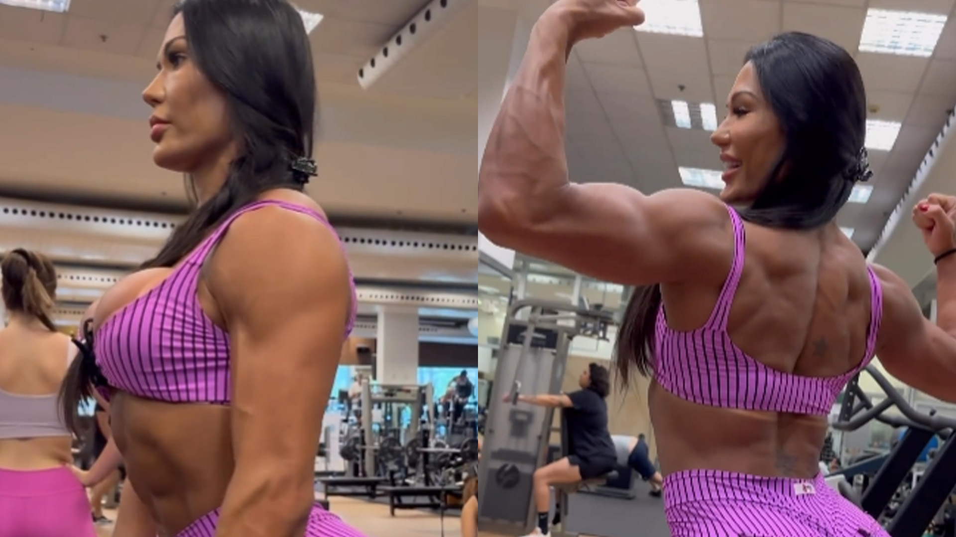 Sem calcinha, Gracyanne Barbosa malha de legging colada e bumbum salta: “Barbie maromba”