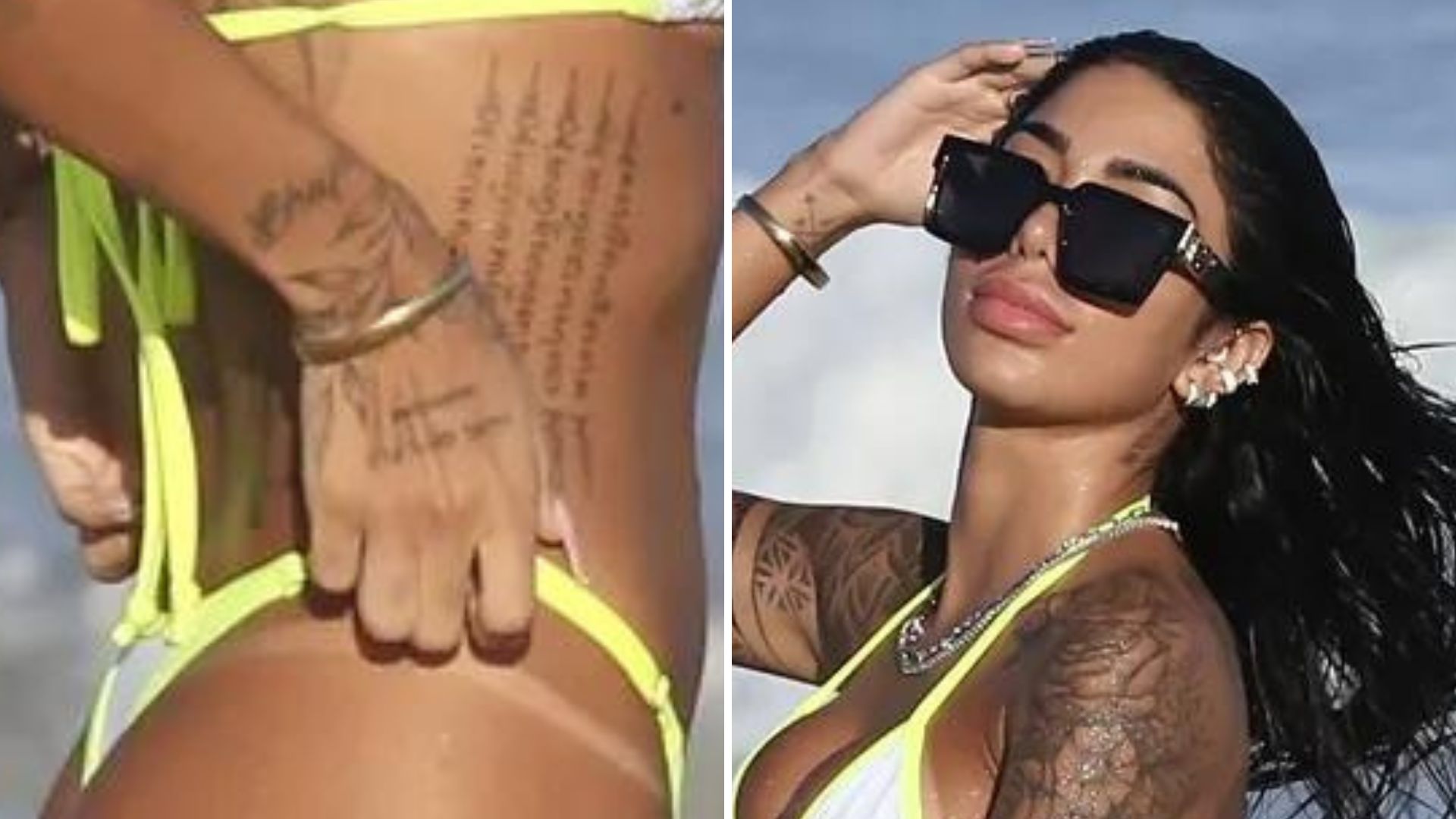 Irmã de Gabigol atrai olhares com biquíni provocante em praia no Rio; veja