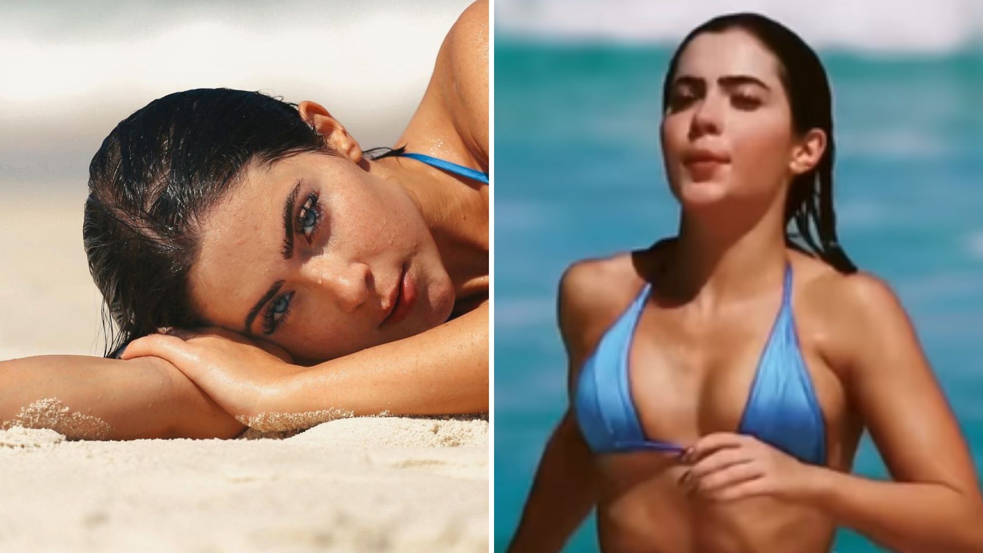Jade Picon faz seios saltarem ao correr só de biquíni na praia: “Abundância”