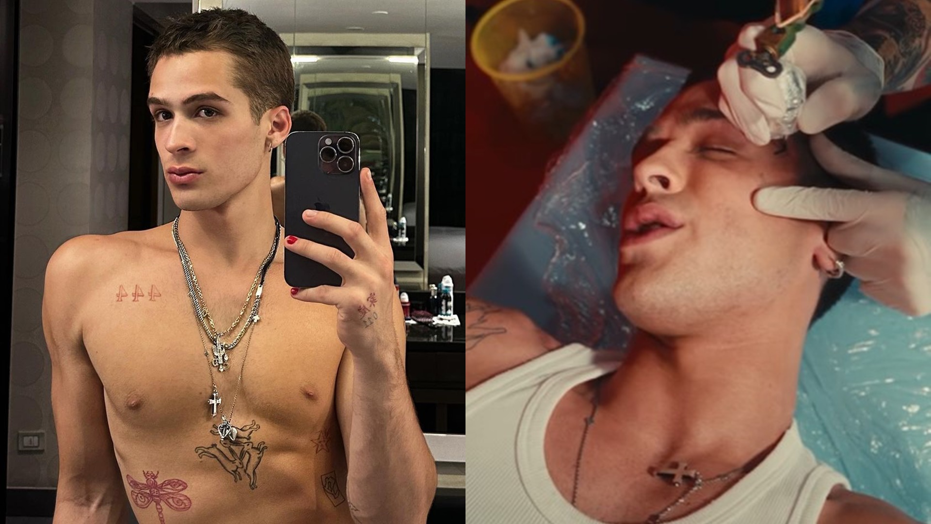 João Guilherme faz tatuagem no rosto e deixa seguidores em choque: “Que loucura”