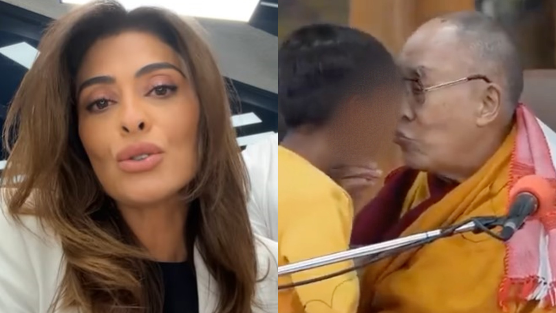 Juliana Paes ataca Dalai Lama após vídeo desesperador: “Abusando de uma criança”