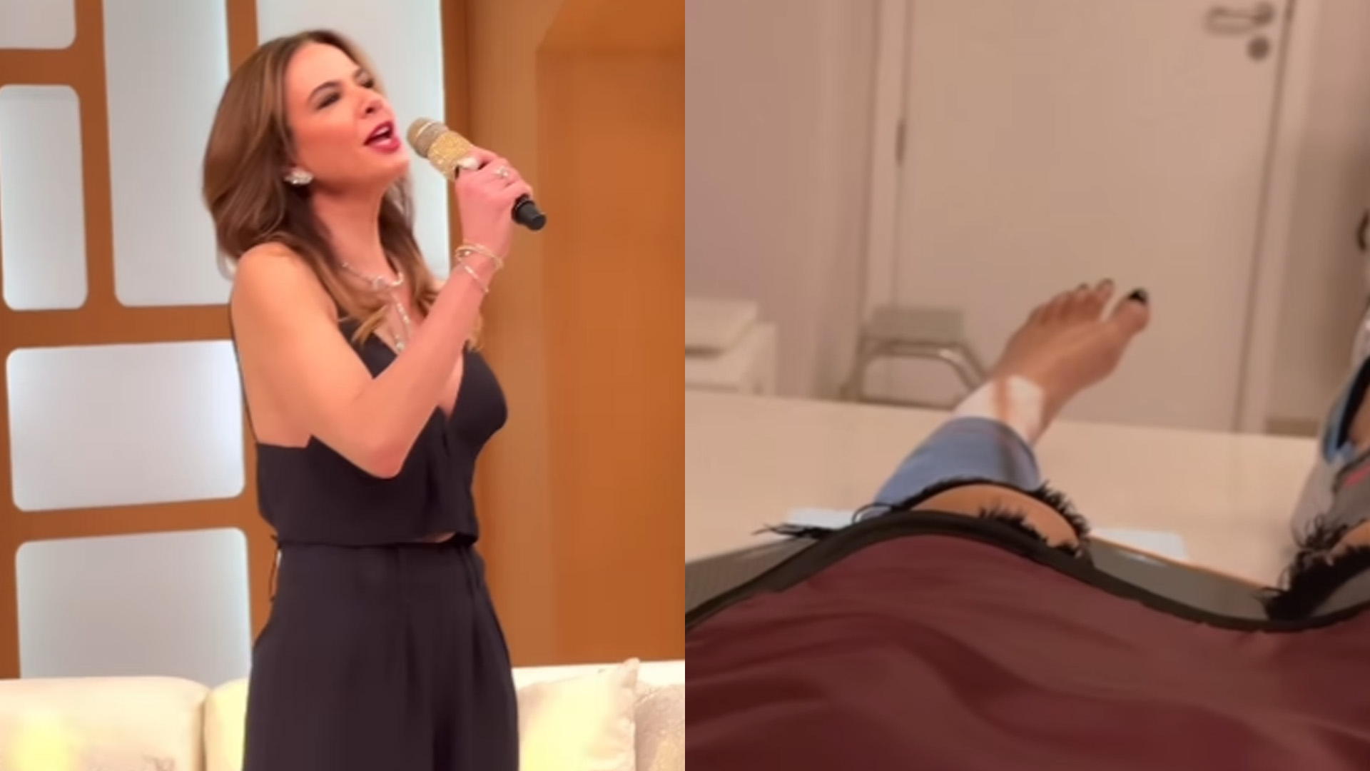 Luciana Gimenez passa mal no estúdio e busca atendimento médico: “Dores”