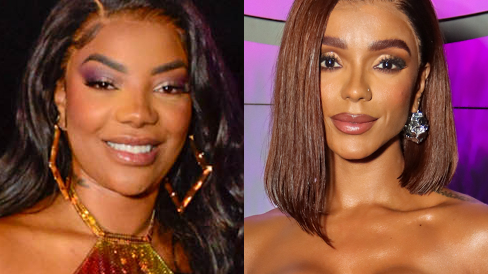Ludmilla e Brunna Gonçalves dispensam roupa íntima em festão de aniversário
