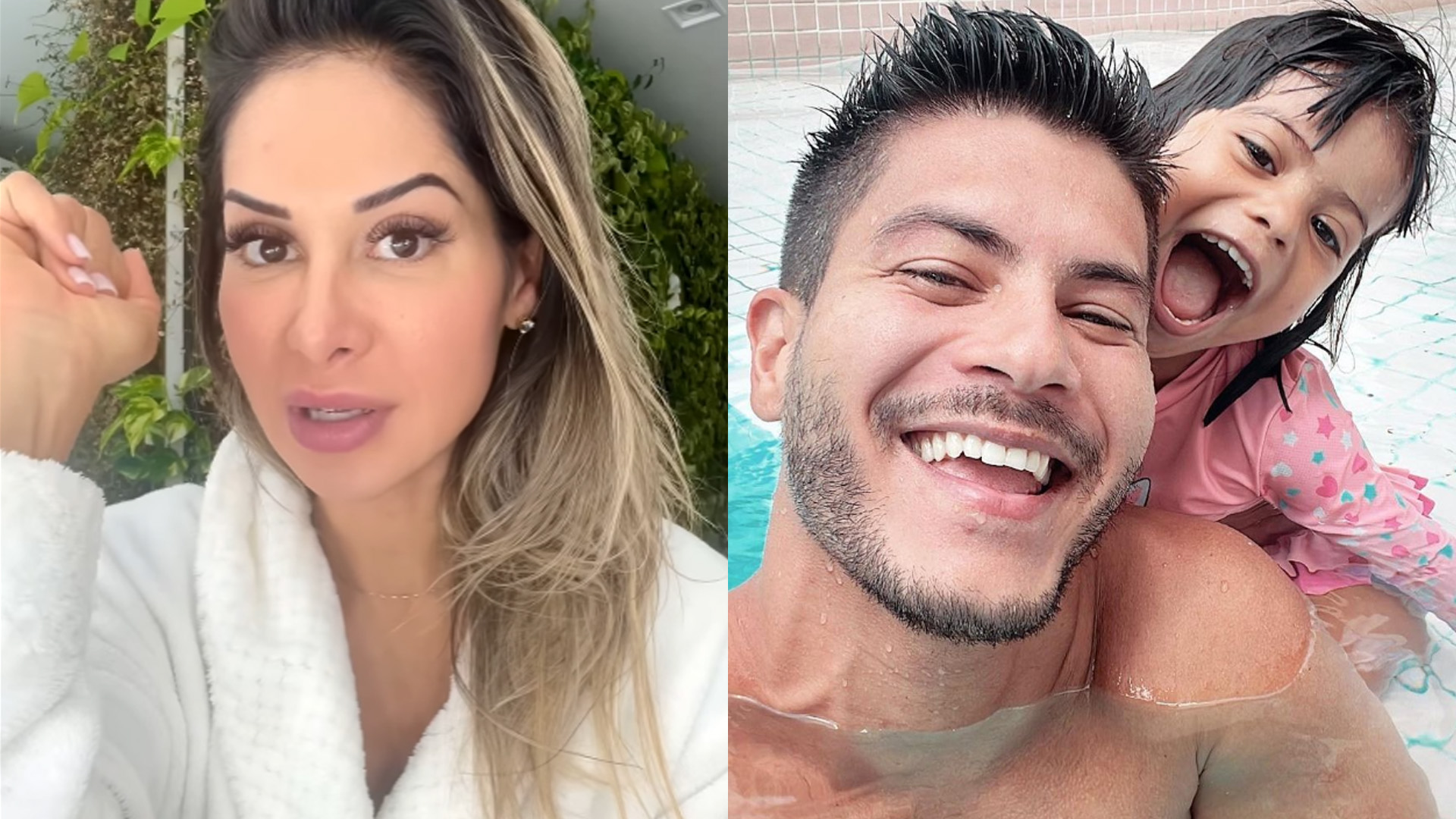 Maíra Cardi vira alvo dos fãs de Arthur Aguiar e explica “indireta”: “Esquece”