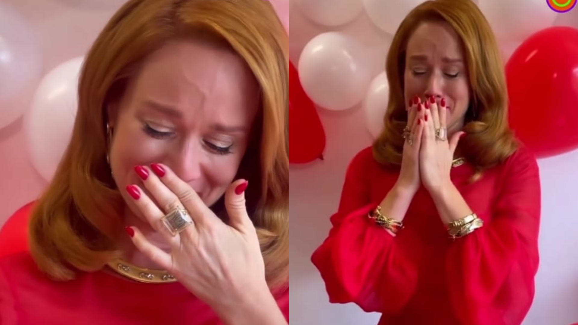 Mariana Ximenes cai no choro ao ganhar surpresa incrível de aniversário: “Agradecer”
