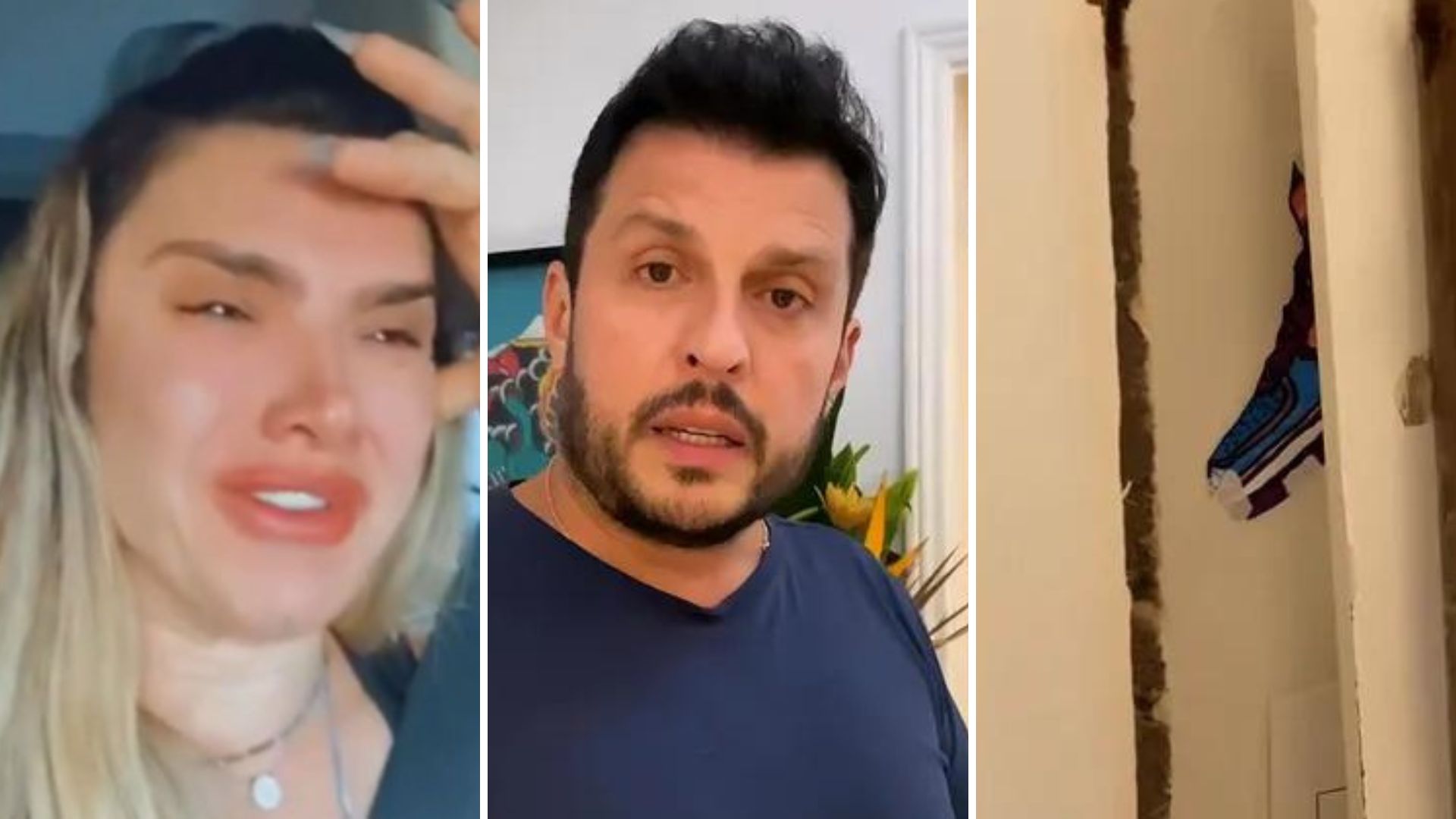 Mansão de Ceará e Mirella Santos surge detonada em novos vídeos: “Agora posso mostrar”