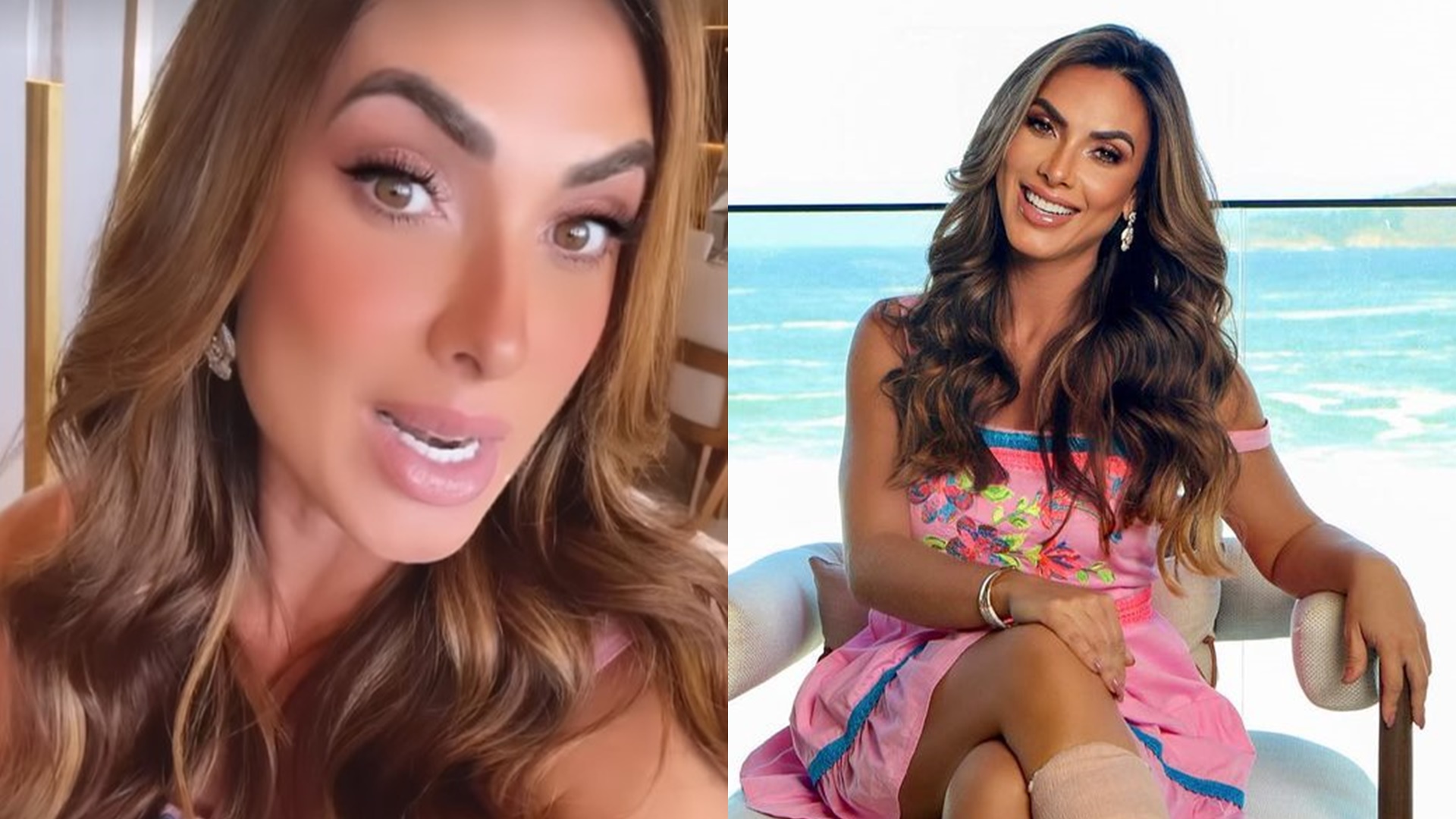 Nicole Bahls mostra o pé engessado e detalha grave acidente após cirurgia: “Guerreira”