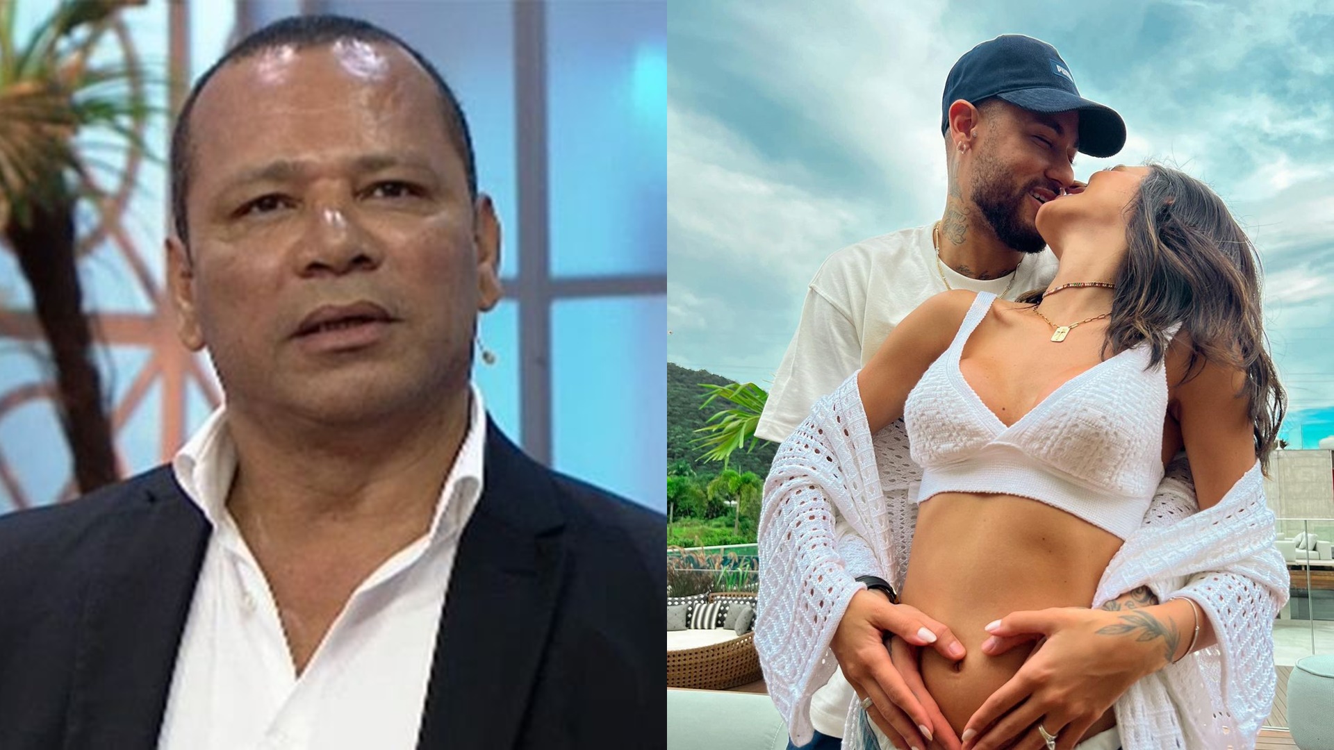 Pai de Neymar reage a anúncio de gravidez de Bruna Biancardi com o craque