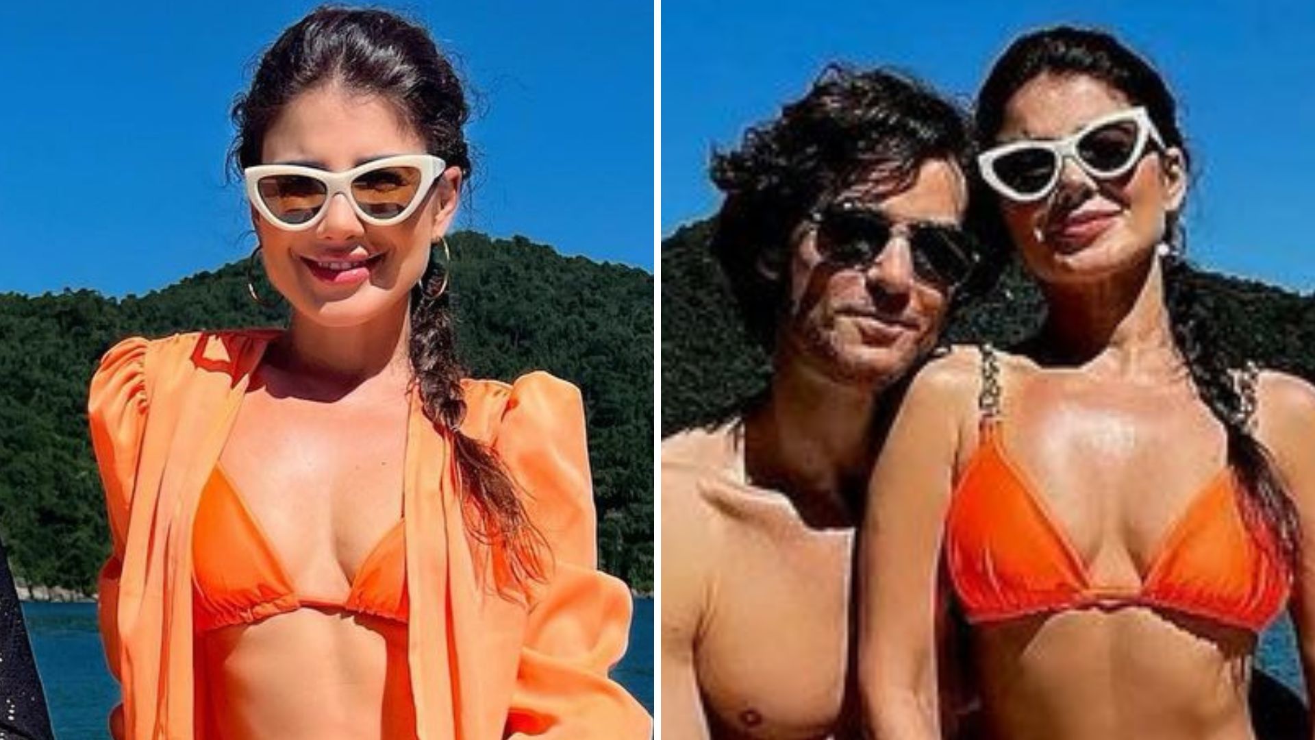 Paula Fernandes destaca cinturinha PP a bordo de biquíni fluorescente: “Corpo de Barbie”