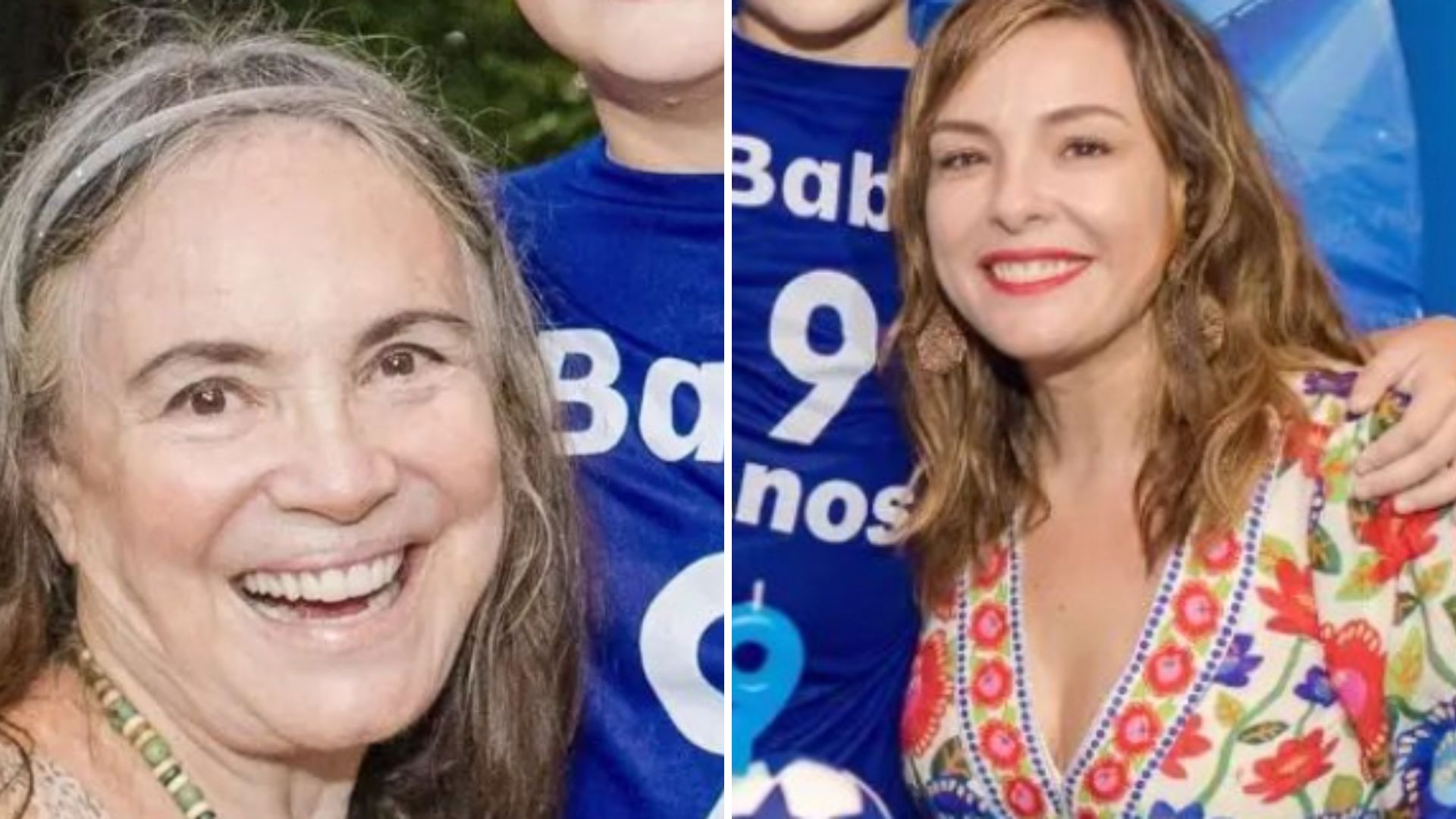 Regina Duarte surge no aniversário do neto, filho de Regiane Alves: “Felicidade”