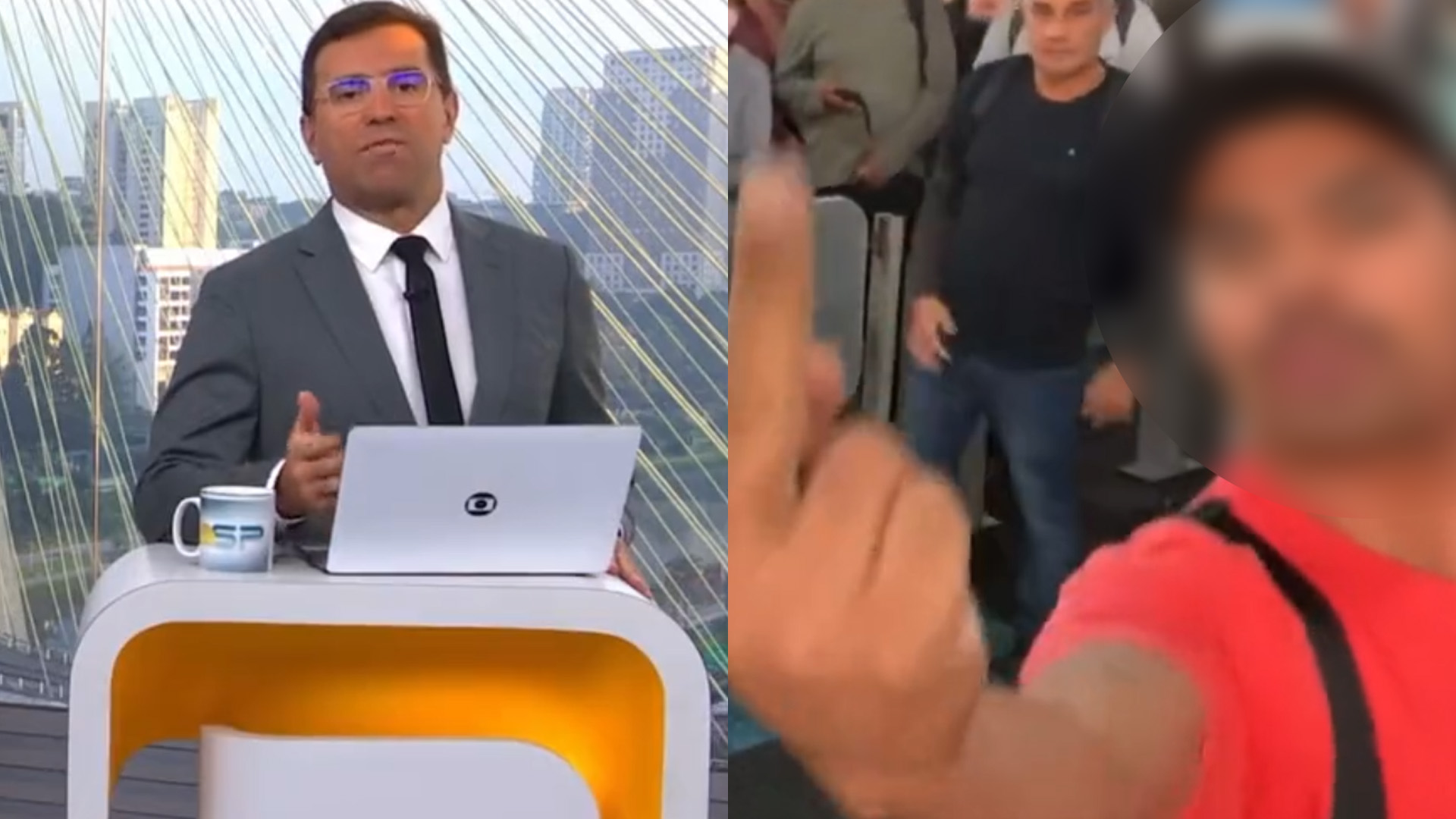 Rodrigo Bocardi perde a linha e devolve xingamento ao vivo: “Vai você!”